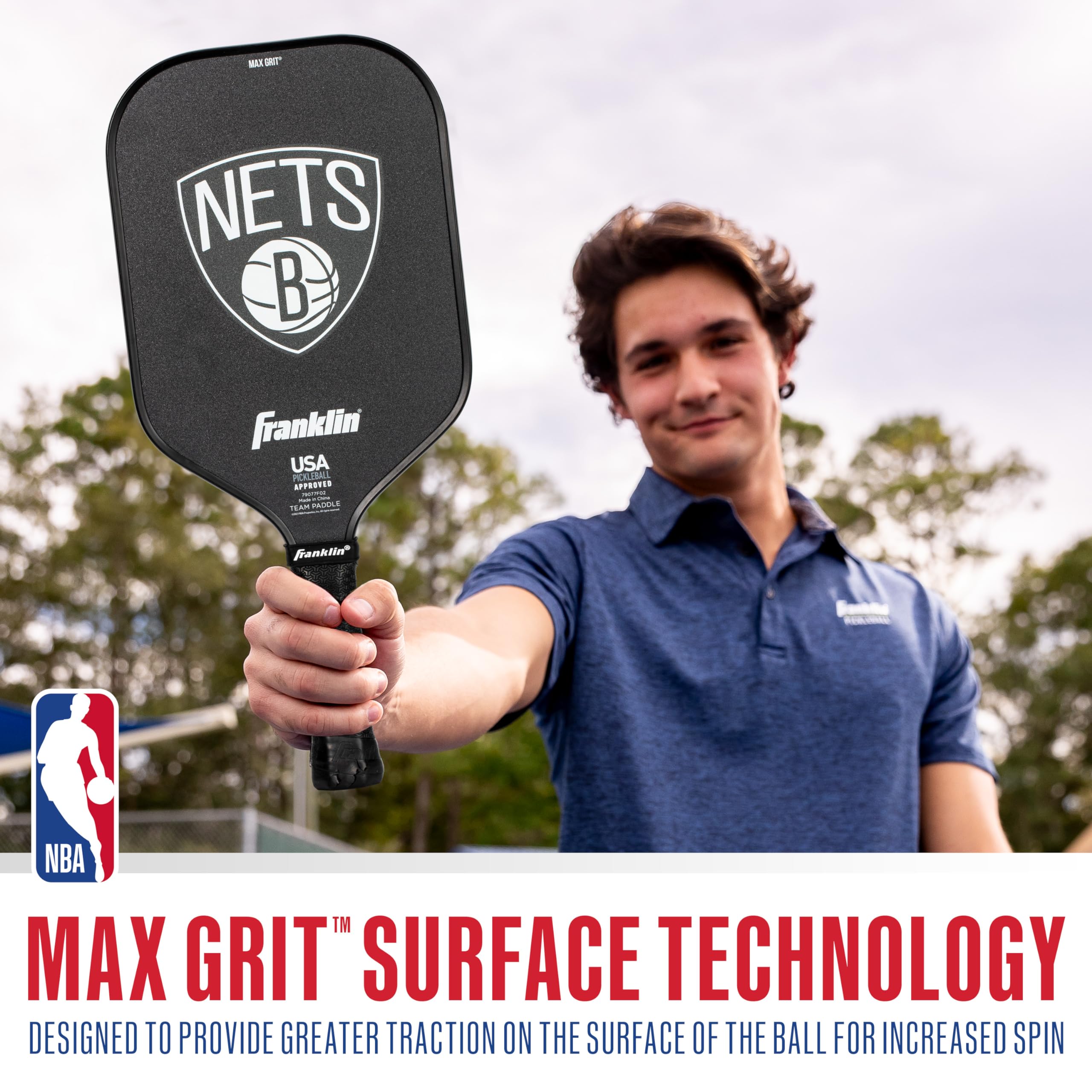 Foto 4 | Pickleball Paddle Franklin Sports Nba Brooklyn Nets - Venta Internacional.
