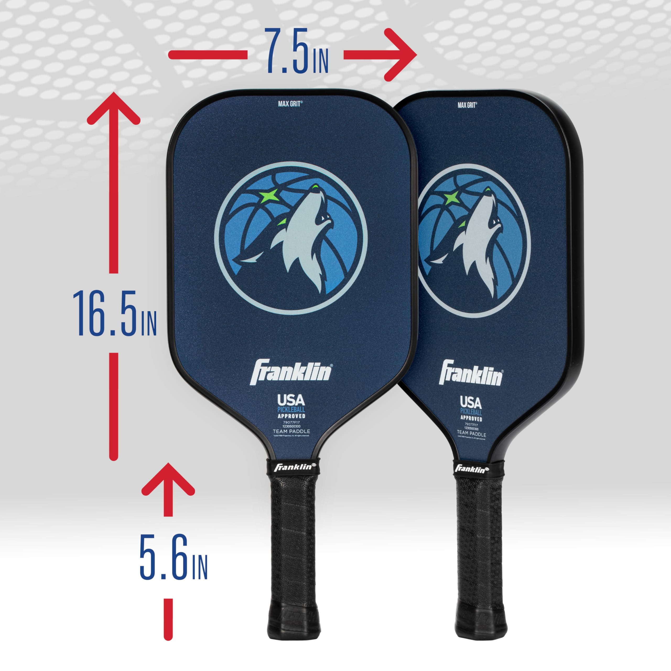 Foto 2 | Pickleball Paddle Franklin Sports Nba Minnesota Timberwolves - Venta Internacional.