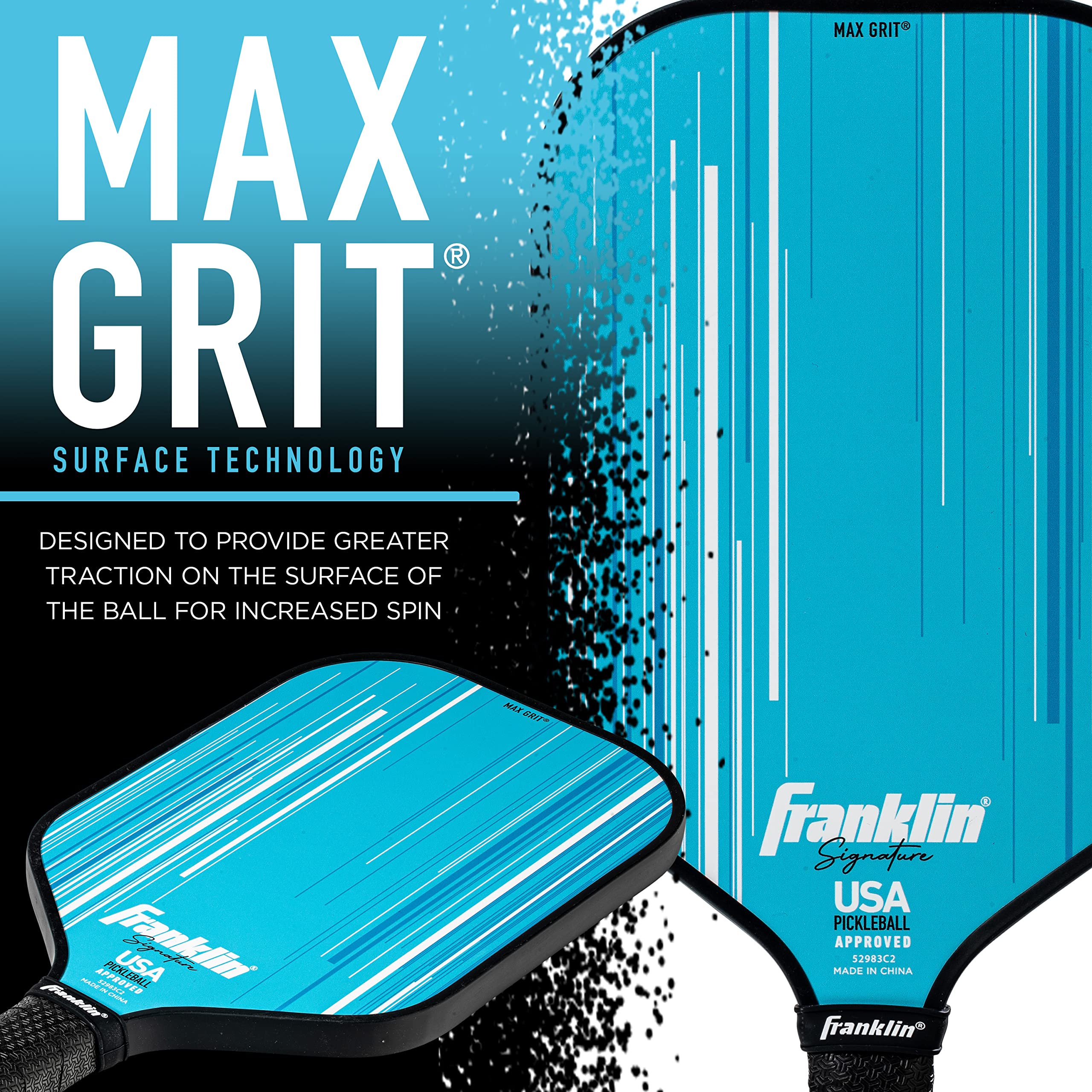Foto 6 pulgar | Paleta De Pickleball Franklin Sports Signature Pro Maxgrit Blue - Venta Internacional.