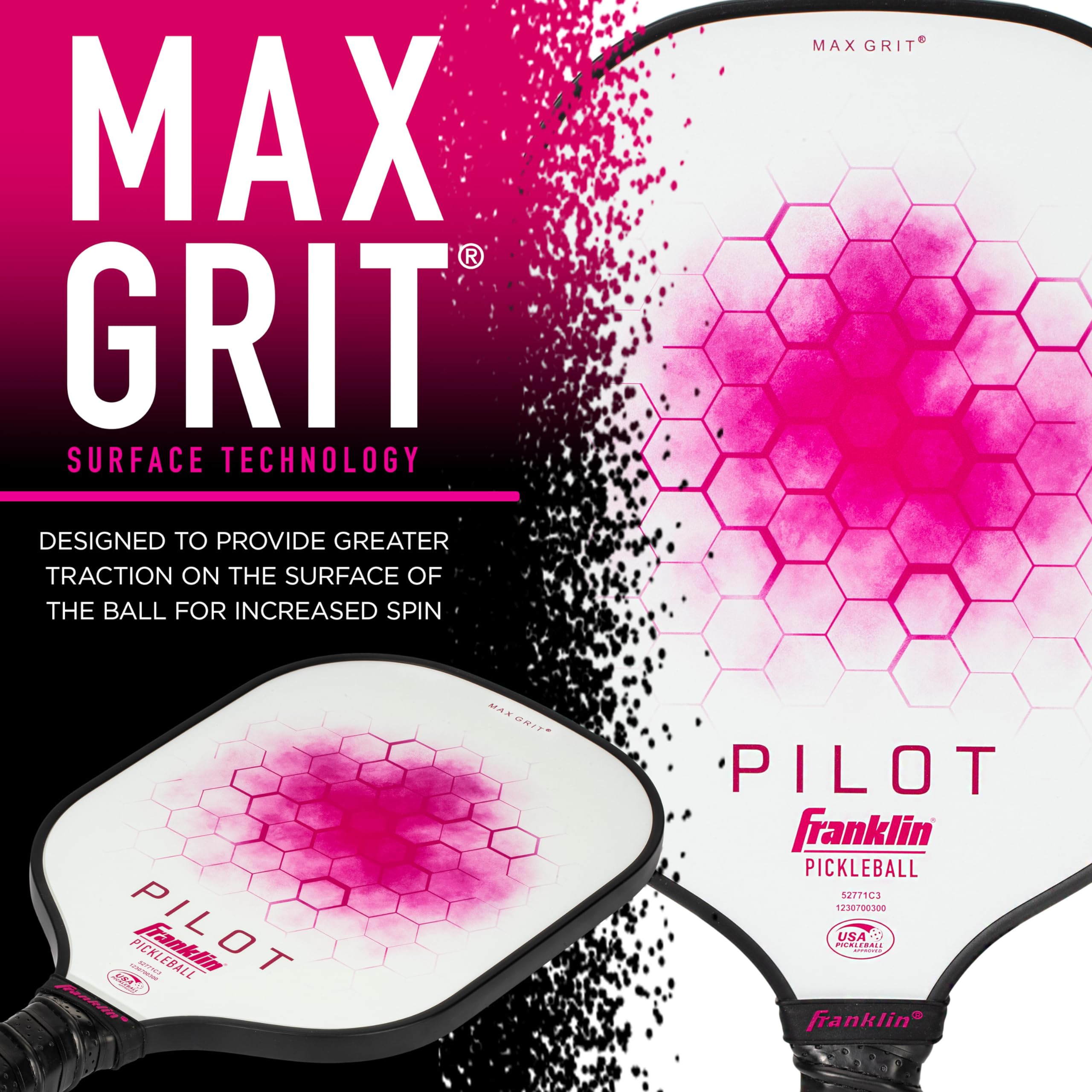 Foto 5 pulgar | Pala De Pickleball Franklin Sports Pilot De Polipropileno Rosa - Venta Internacional.