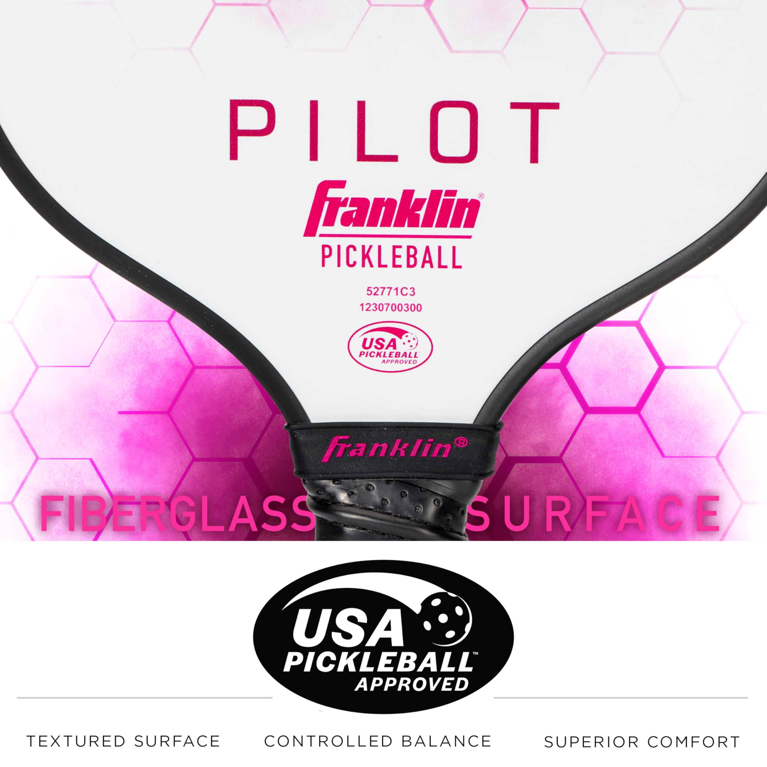 Foto 6 pulgar | Pala De Pickleball Franklin Sports Pilot De Polipropileno Rosa - Venta Internacional.