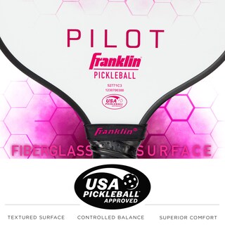 Foto 5 | Pala De Pickleball Franklin Sports Pilot De Polipropileno Rosa - Venta Internacional.