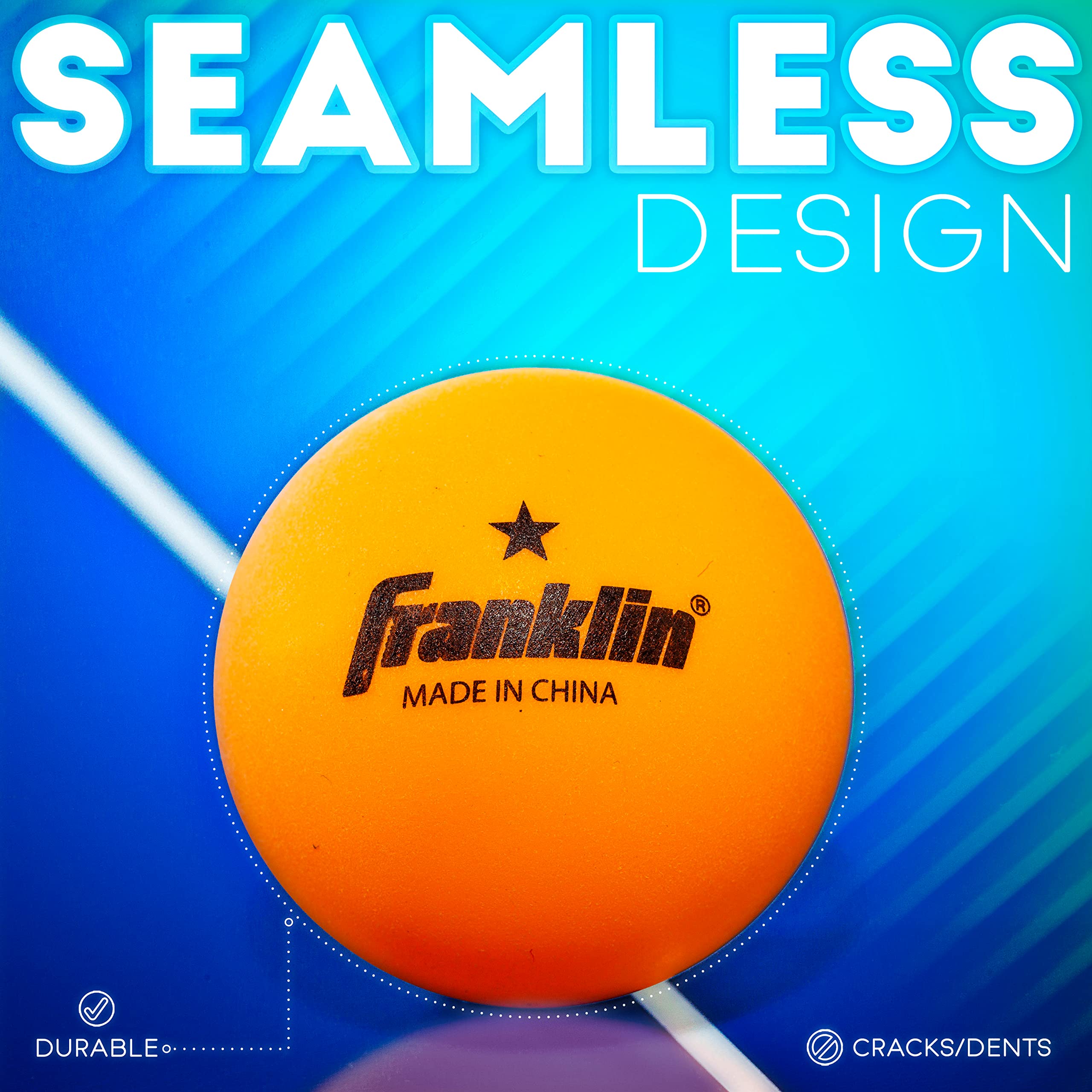 Foto 2 | Pelotas De Ping Pong Franklin Sports Official, Tamaño 40 Mm, Paquete De 6 - Venta Internacional.