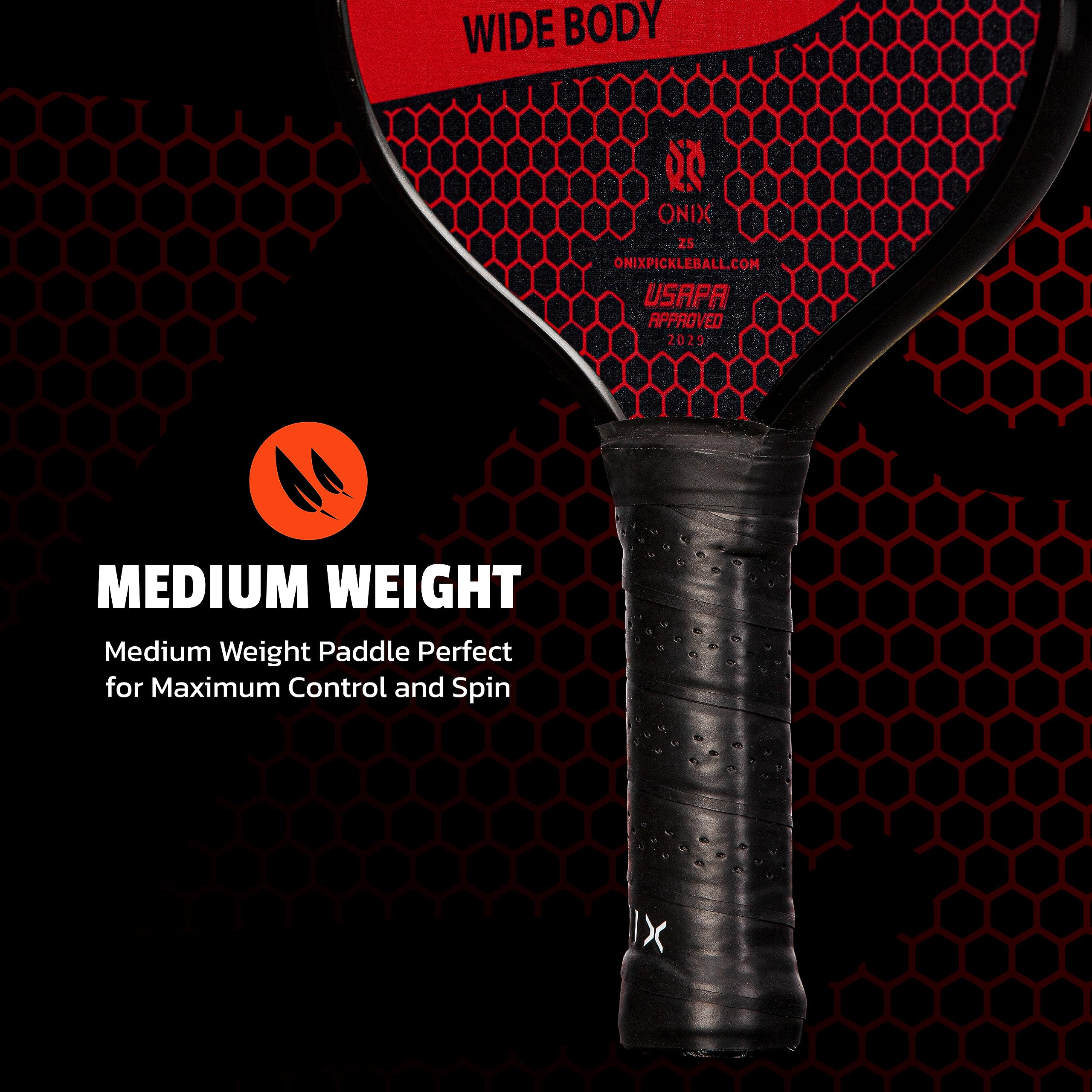 Foto 6 | Paleta De Pickleball Onix Graphite Z5 Roja - Venta Internacional.