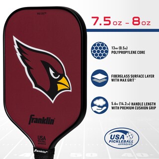 Foto 3 | Pickleball Paddle Franklin Sports Arizona Cardinals Nfl - Venta Internacional.