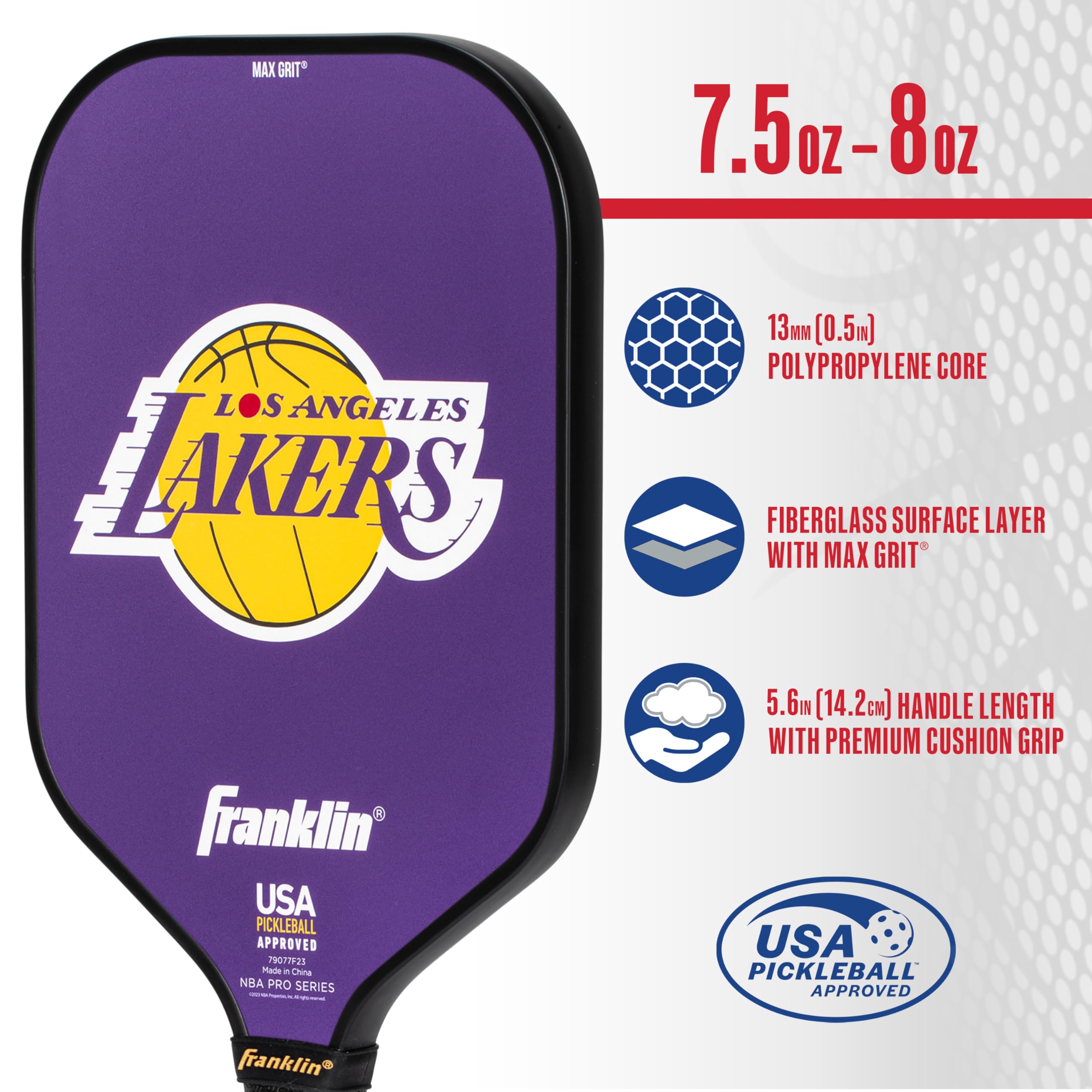Foto 4 pulgar | Pickleball Paddle Franklin Sports Nba Los Angeles Lakers - Venta Internacional.