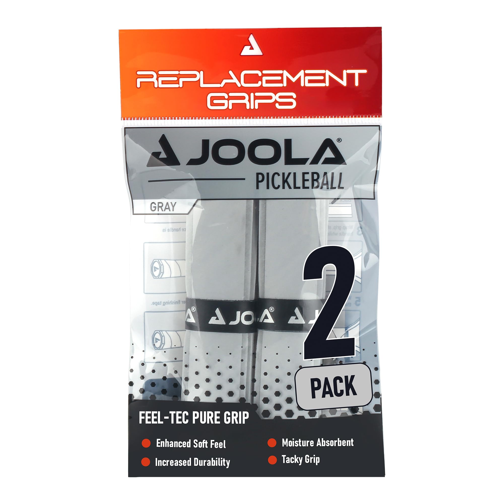 Foto 2 pulgar | Empuñadura De Repuesto Para Pickleball Joola Feel-tec Pure Grip, Gris - Venta Internacional.