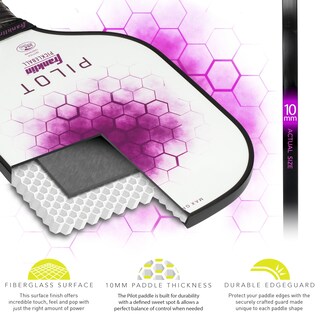 Foto 3 | Pala De Pickleball Franklin Sports Pilot, Polipropileno, Color Morado - Venta Internacional.