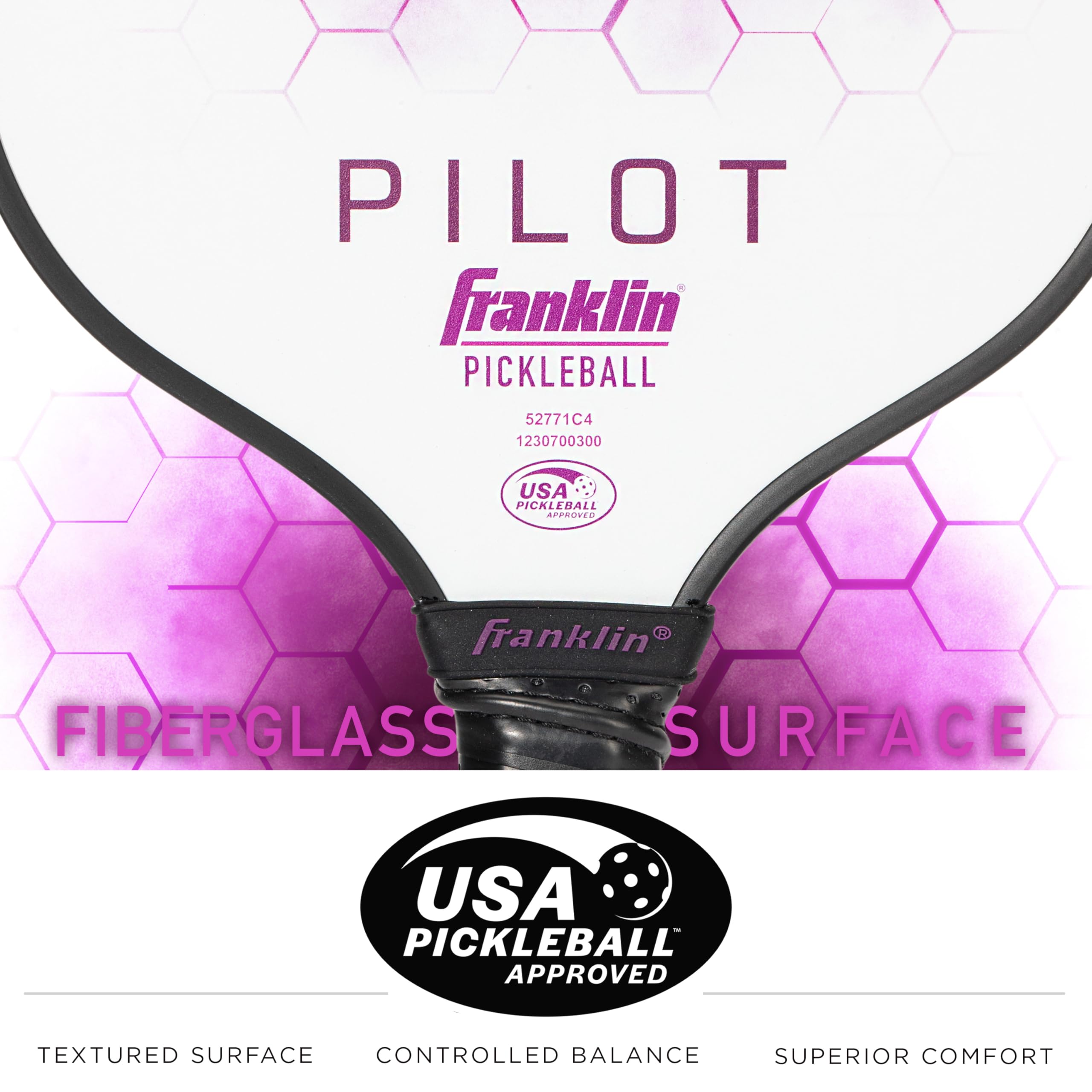 Foto 6 pulgar | Pala De Pickleball Franklin Sports Pilot, Polipropileno, Color Morado - Venta Internacional.