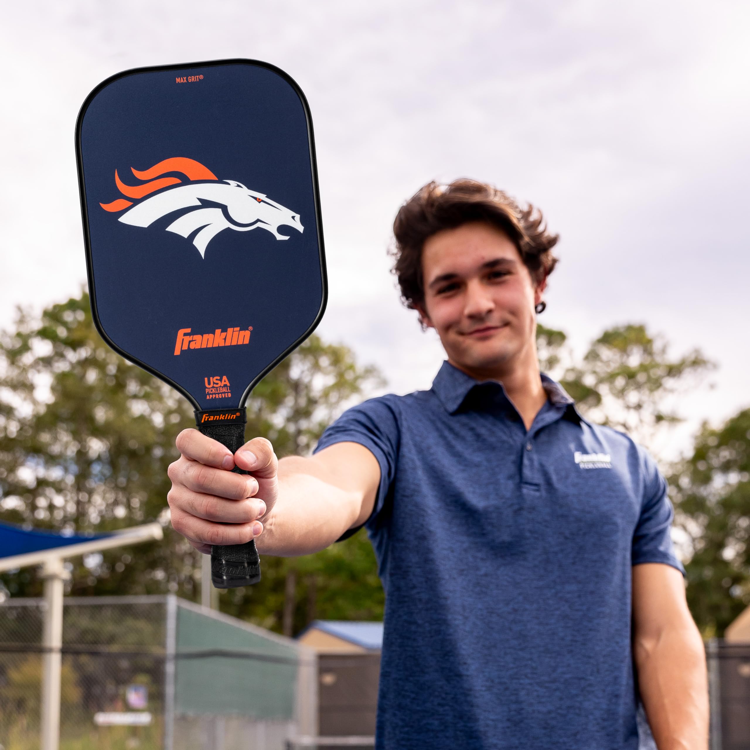 Foto 5 pulgar | Pickleball Paddle Franklin Sports Denver Broncos Nfl - Venta Internacional.