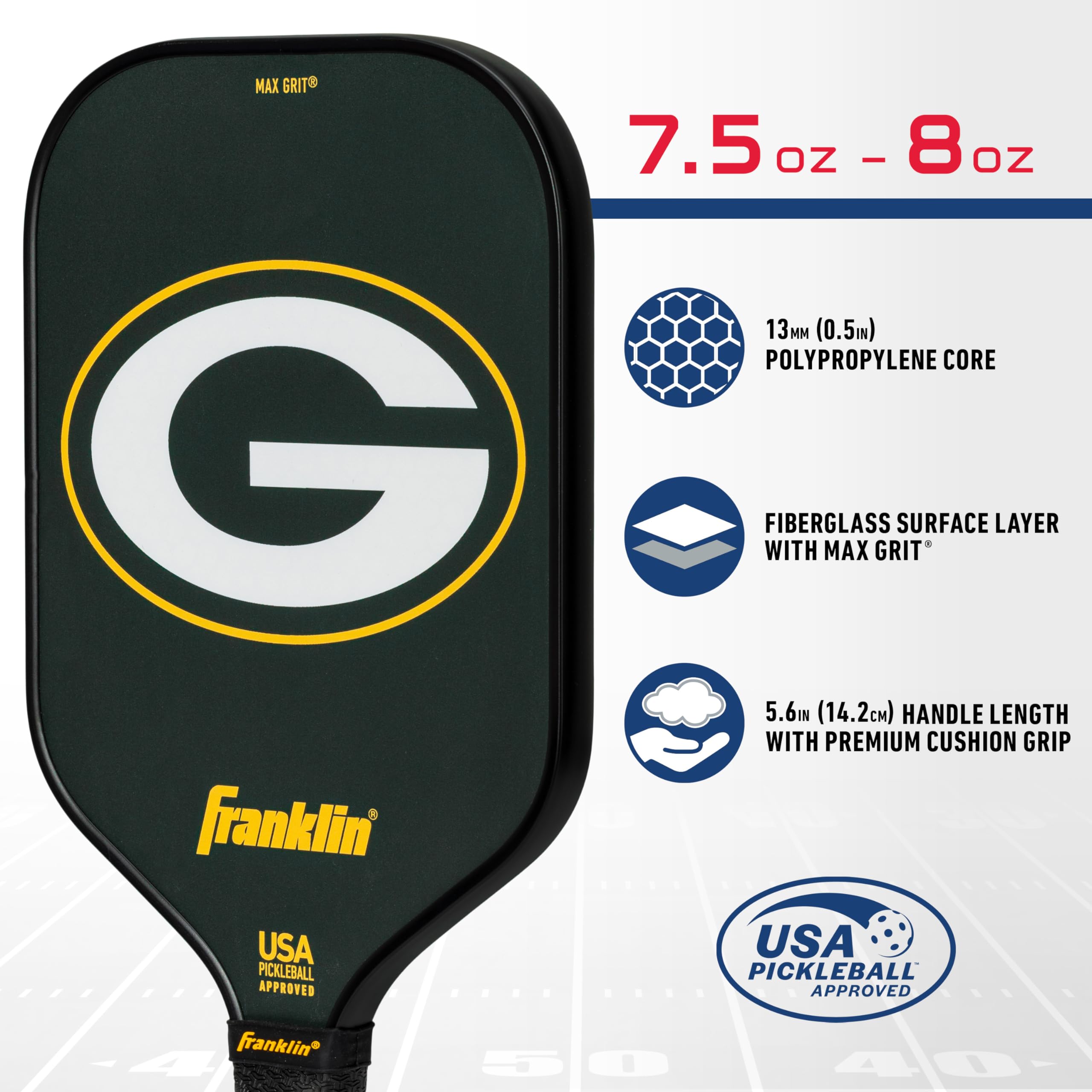 Foto 3 | Pickleball Paddle Franklin Sports Nfl Green Bay Packers - Venta Internacional.