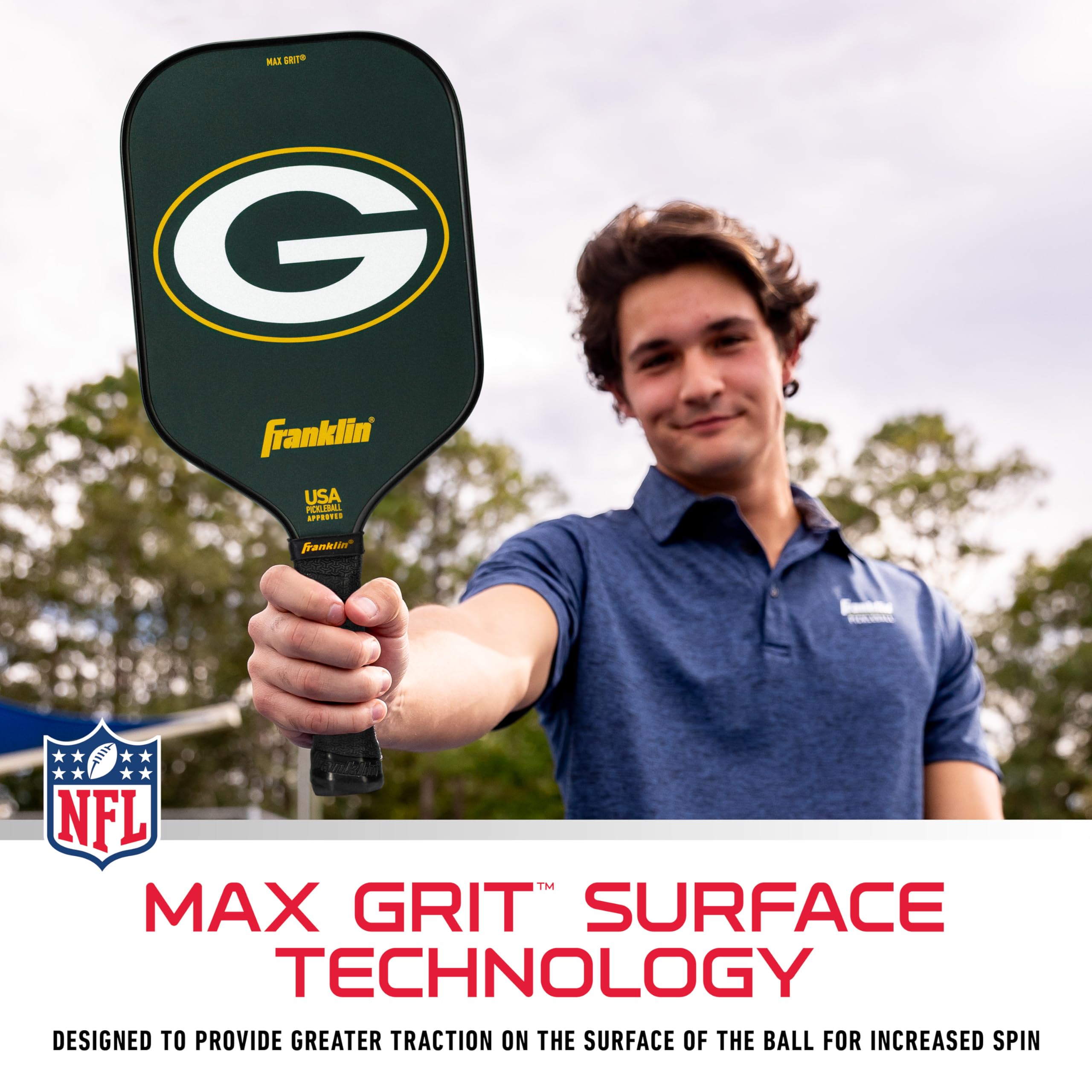 Foto 5 pulgar | Pickleball Paddle Franklin Sports Nfl Green Bay Packers - Venta Internacional.