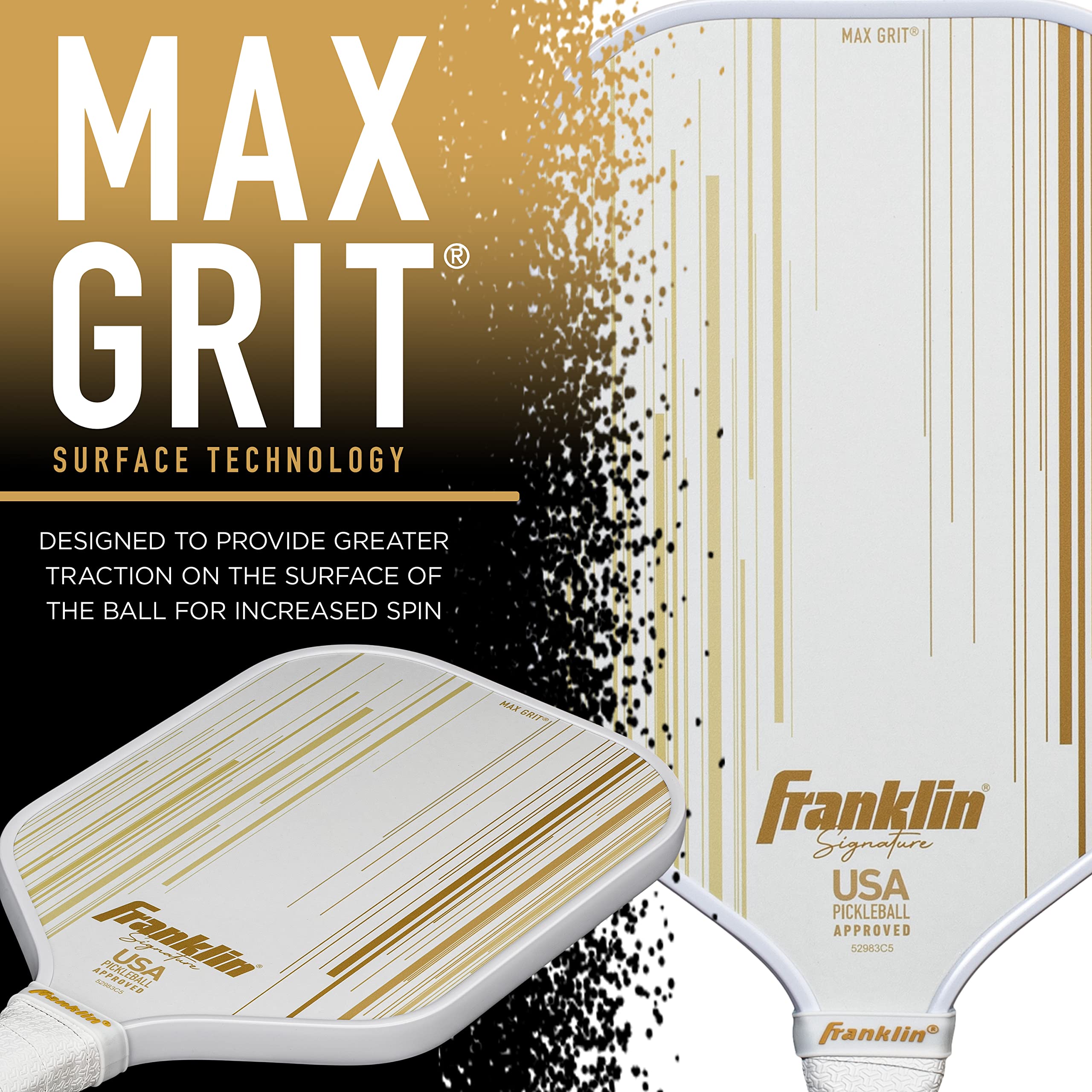 Foto 6 pulgar | Paleta De Pickleball Franklin Sports Signature Series Pro Gold - Venta Internacional.