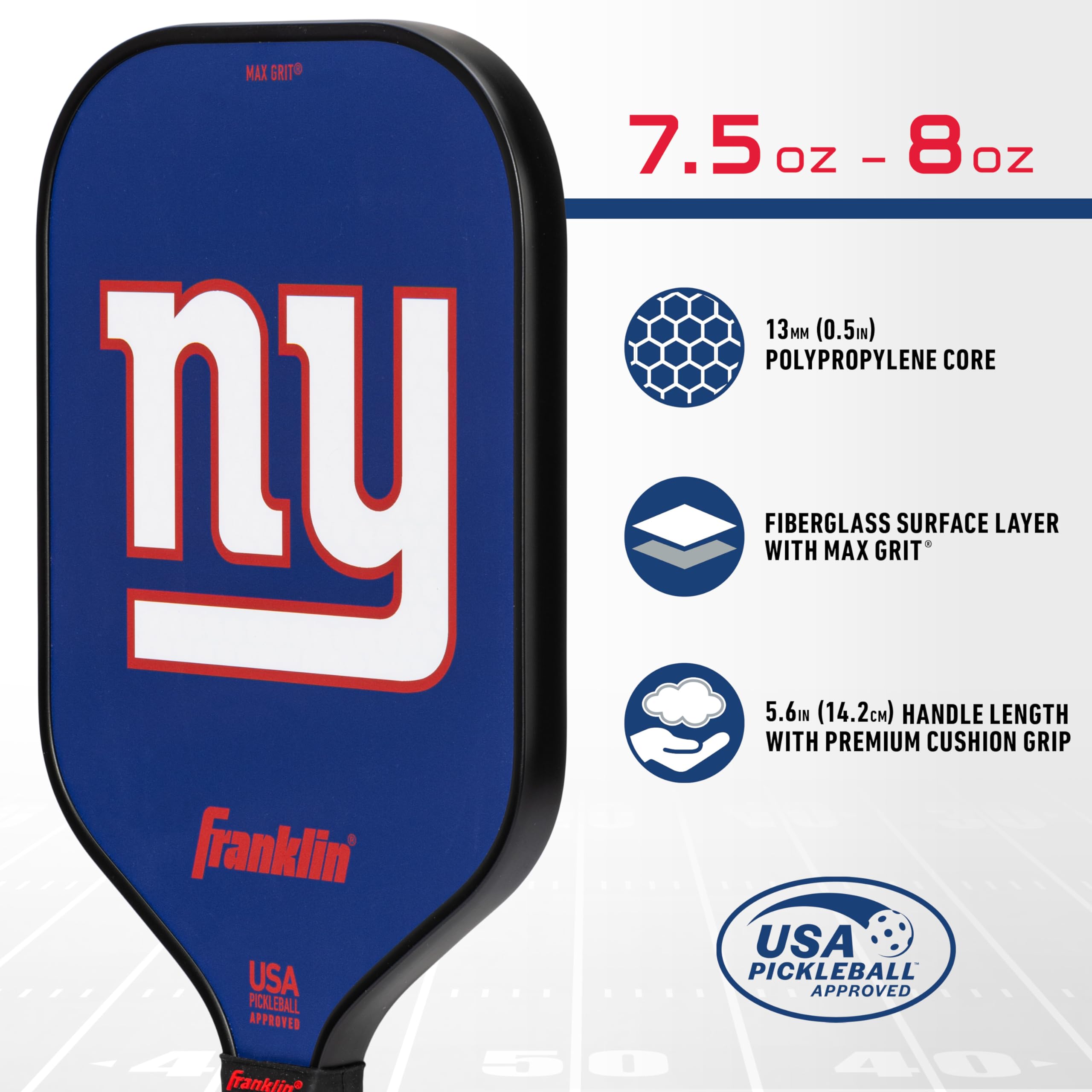 Foto 3 | Pickleball Paddle Franklin Sports Nfl New York Giants - Venta Internacional.