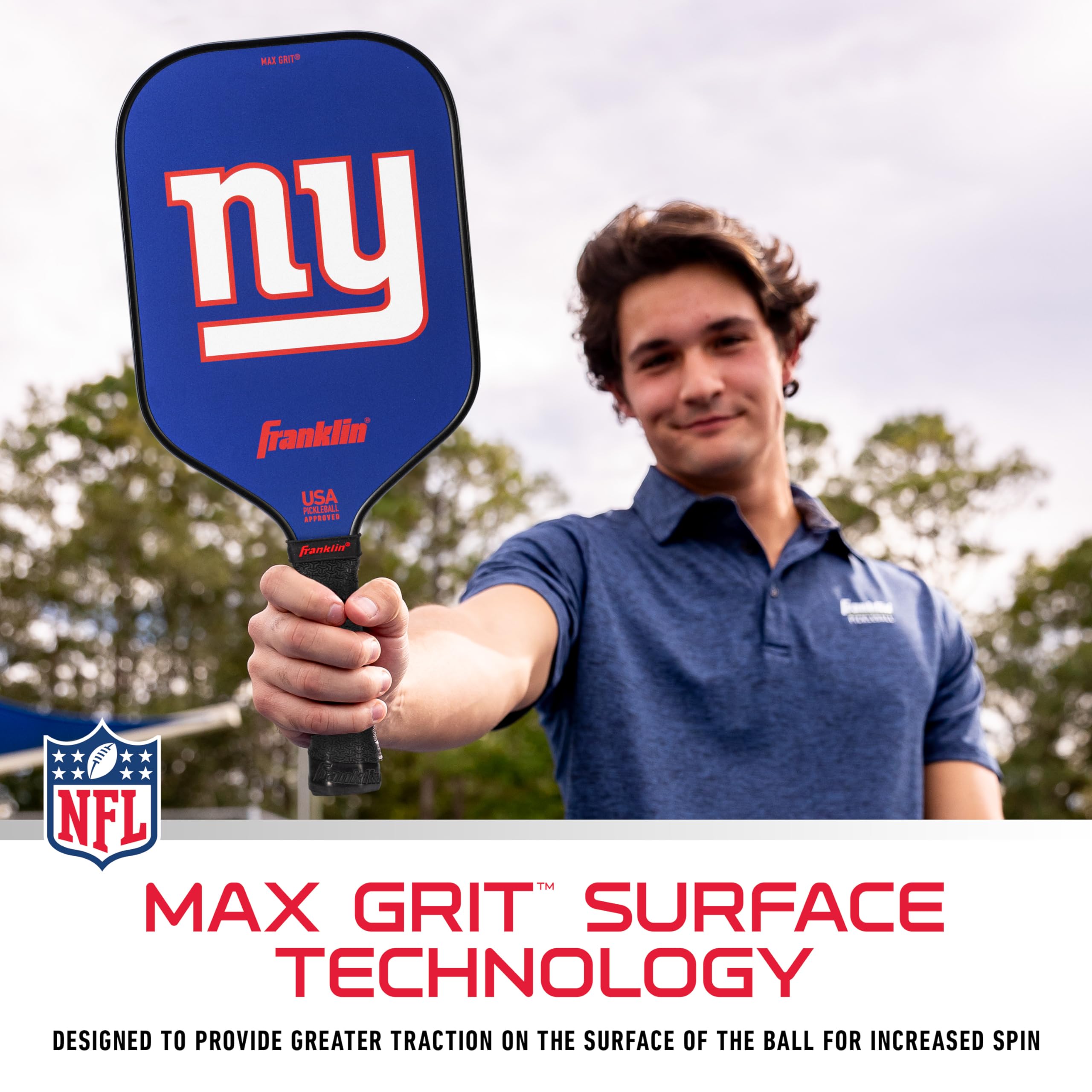 Foto 5 pulgar | Pickleball Paddle Franklin Sports Nfl New York Giants - Venta Internacional.