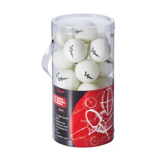 Foto 2 | Pelotas De Tenis De Mesa Viper, 40 Mm, 2 Estrellas, 24 Unidades, Color Blanco - Venta Internacional.