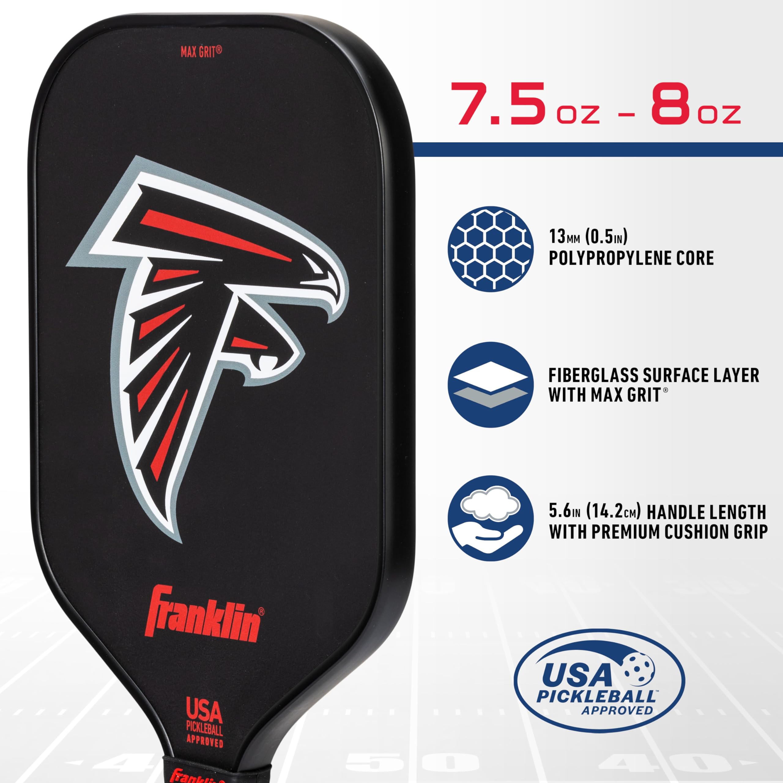Foto 4 pulgar | Pickleball Paddle Franklin Sports Nfl Atlanta Falcons - Venta Internacional.