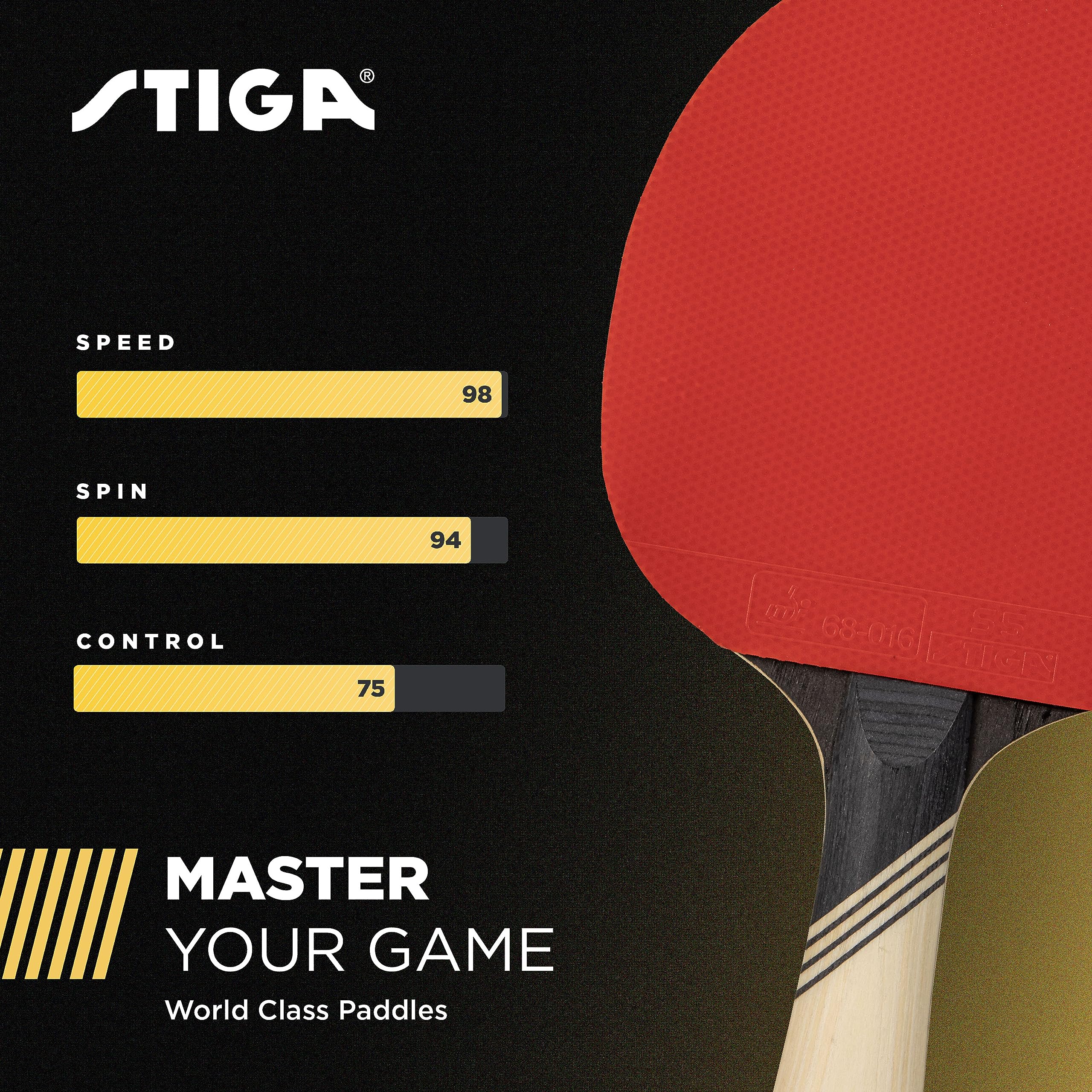 Foto 5 | Pala De Ping Pong Stiga Carbon+ De Fibra De Carbono De 7 Capas - Venta Internacional.