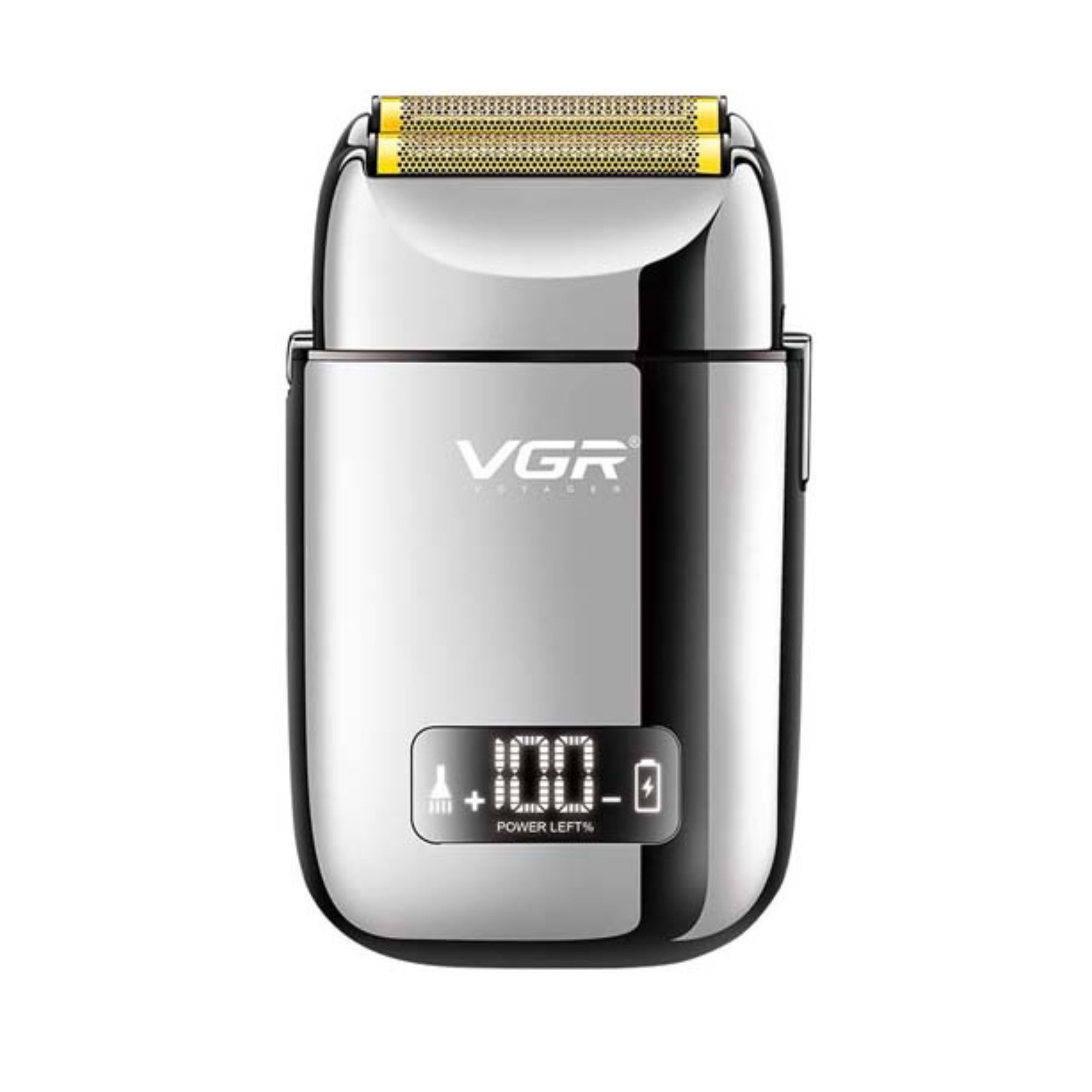 Recortadora Shaver Vgr V-338 Plata Afeitadora Profesional Recargable