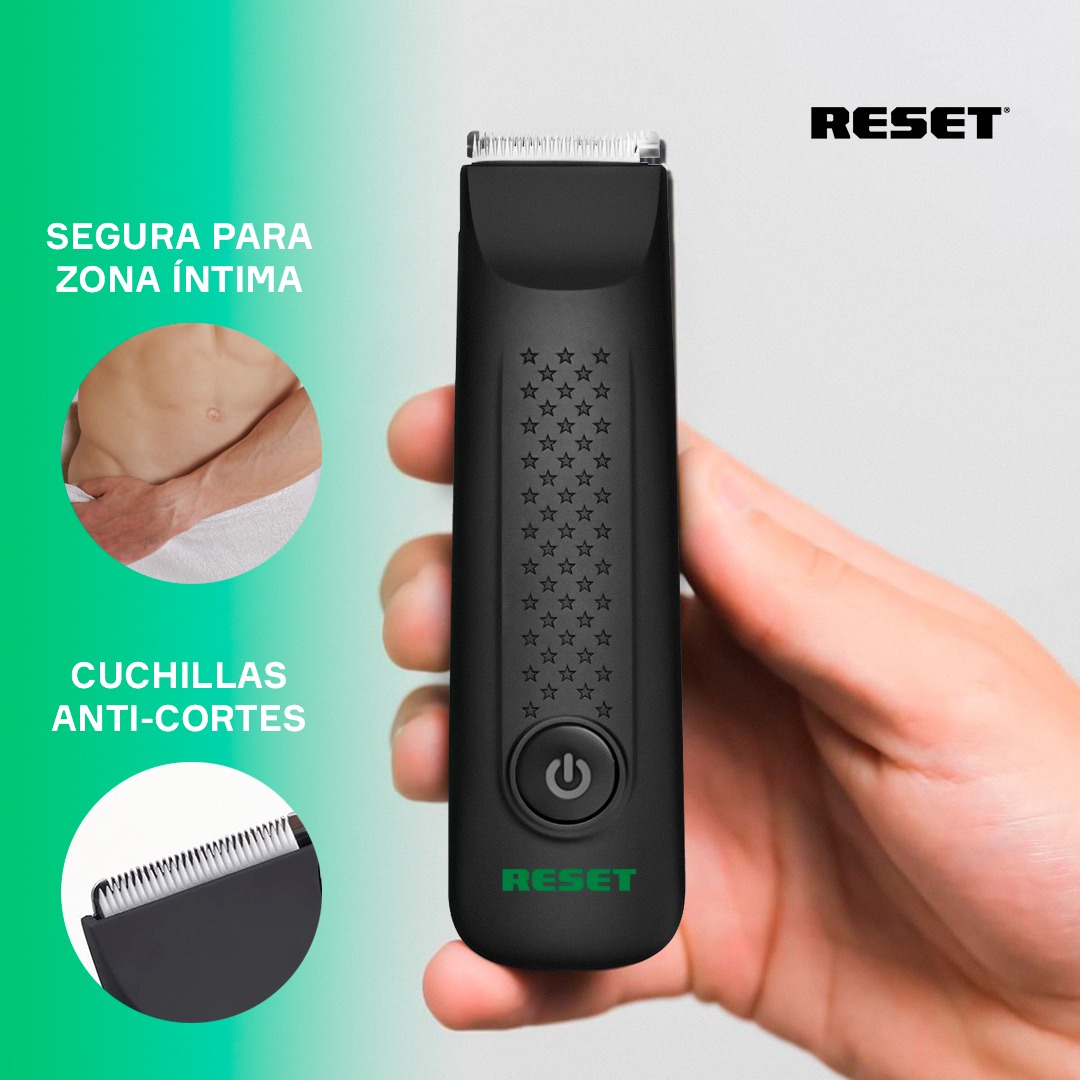 Foto 4 pulgar | Rasuradora Corporal Avatar Reset Negra para Hombre