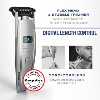 Foto 2 | Recortador De Barba Conairman Para Hombre, Rostro Y Bigote Húmedo Y Seco, 15 Ajustes - Venta Internacional.