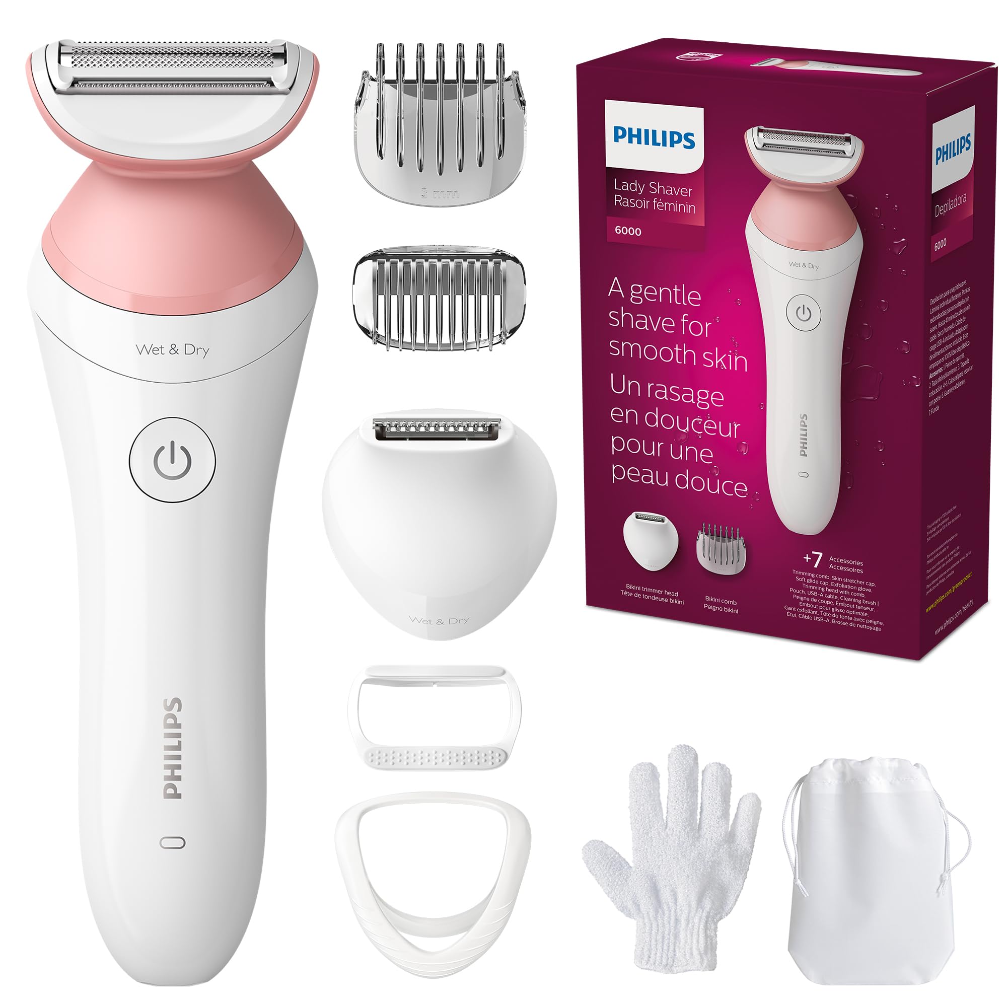 Afeitadora Eléctrica Philips Beauty Lady Series 6000 Brl146/00 - Venta Internacional.