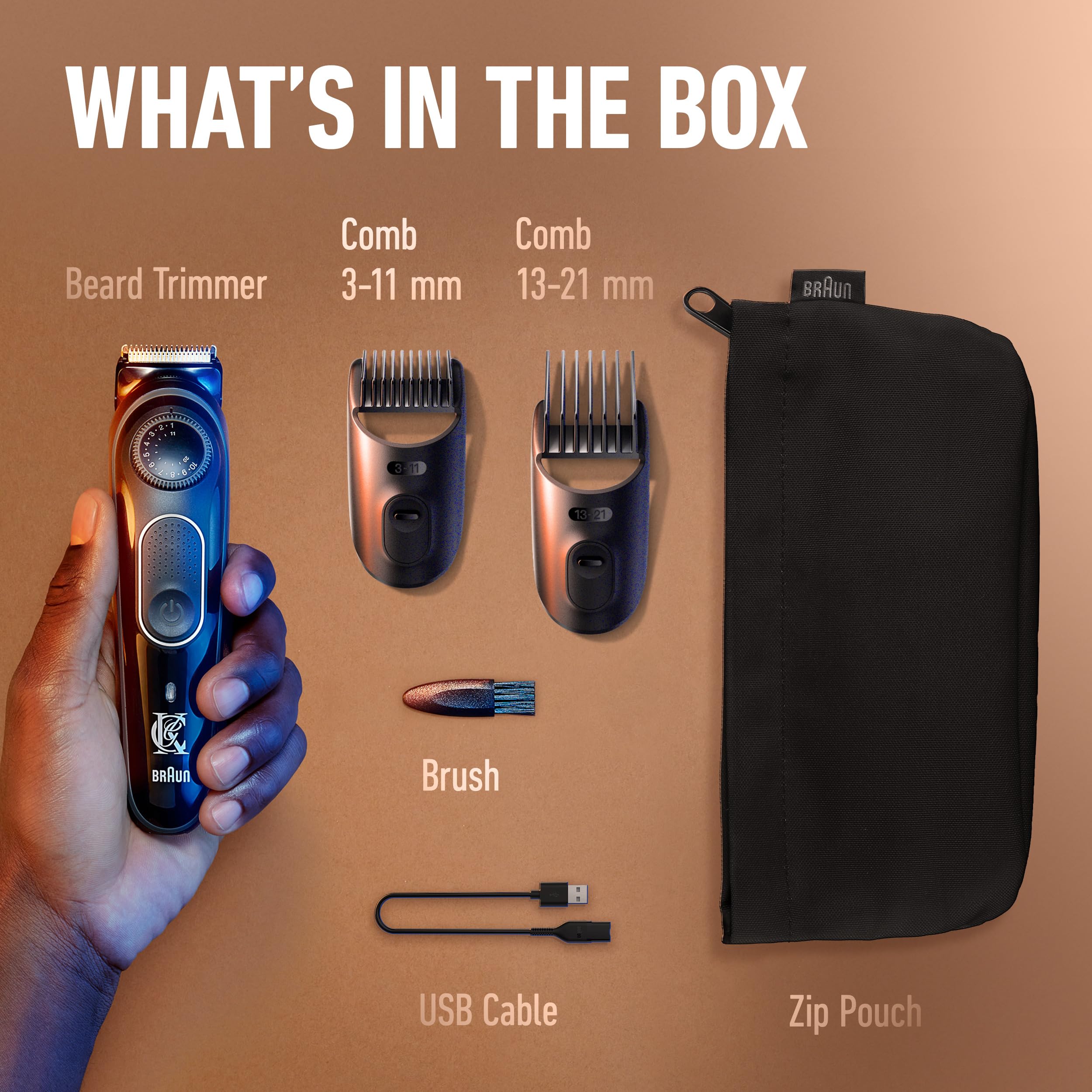 Foto 6 | Recortadora De Barba King C. Gillette Inalámbrica Para Hombre Con Kit Azul - Venta Internacional.