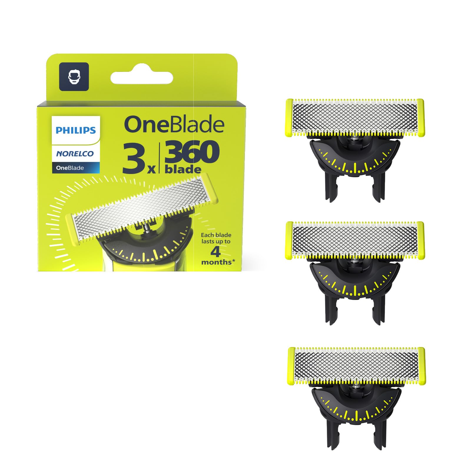 Foto 1 | Cuchillas de Repuesto Philips Norelco 3 Piezas-Venta Internacional