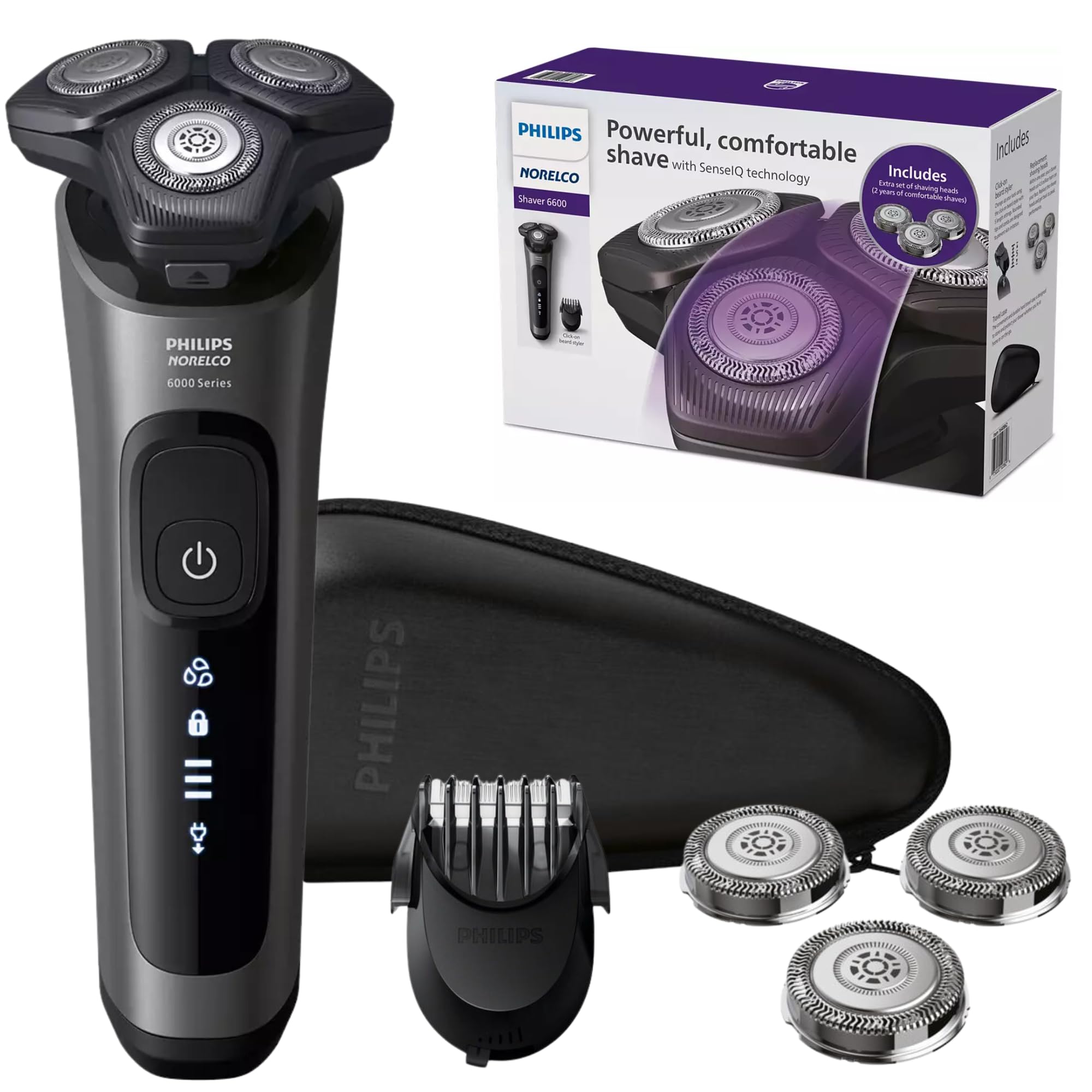 Foto 2 pulgar | Afeitadora Eléctrica Philips para Hombre Recargable Senseiq para Uso Húmedo Y Seco - Venta Internacional