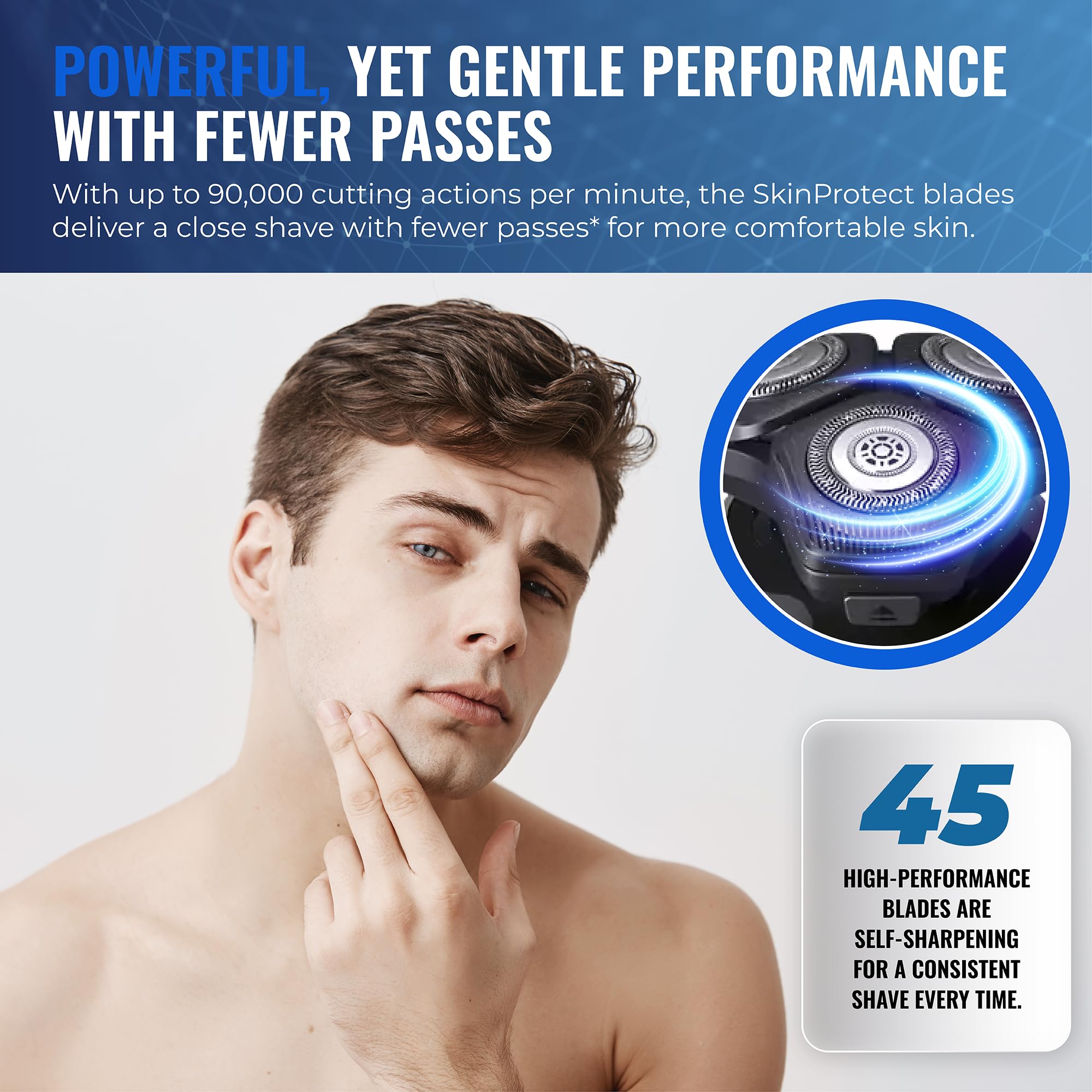 Foto 6 pulgar | Afeitadora Eléctrica Philips para Hombre Recargable Senseiq para Uso Húmedo Y Seco - Venta Internacional