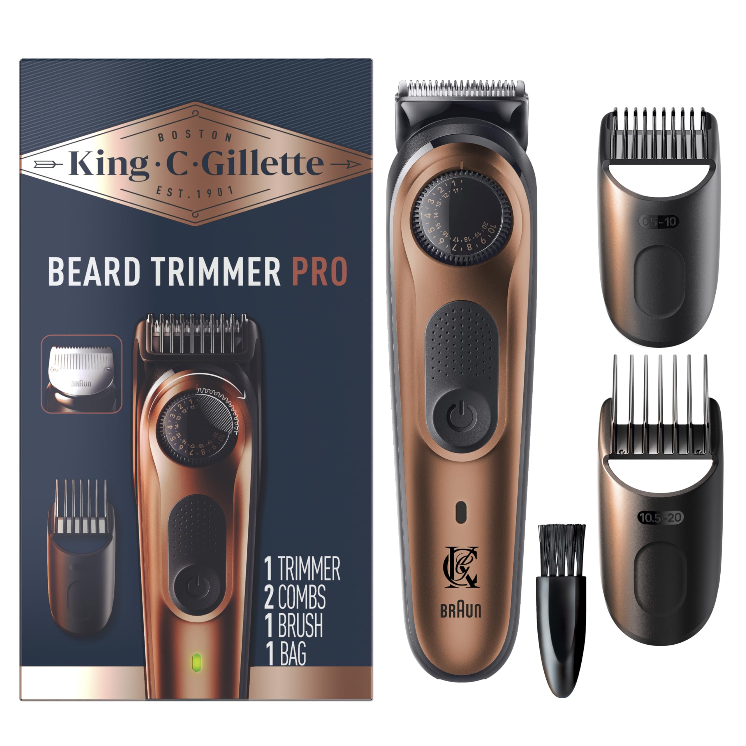 Foto 2 pulgar | Recortadora Gillette King C. Pro 40 Ajustes - Venta Internacional