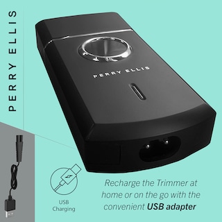 Foto 5 | Afeitadora Eléctrica Perry Ellis Travel para Hombre Recargable - Venta Internacional