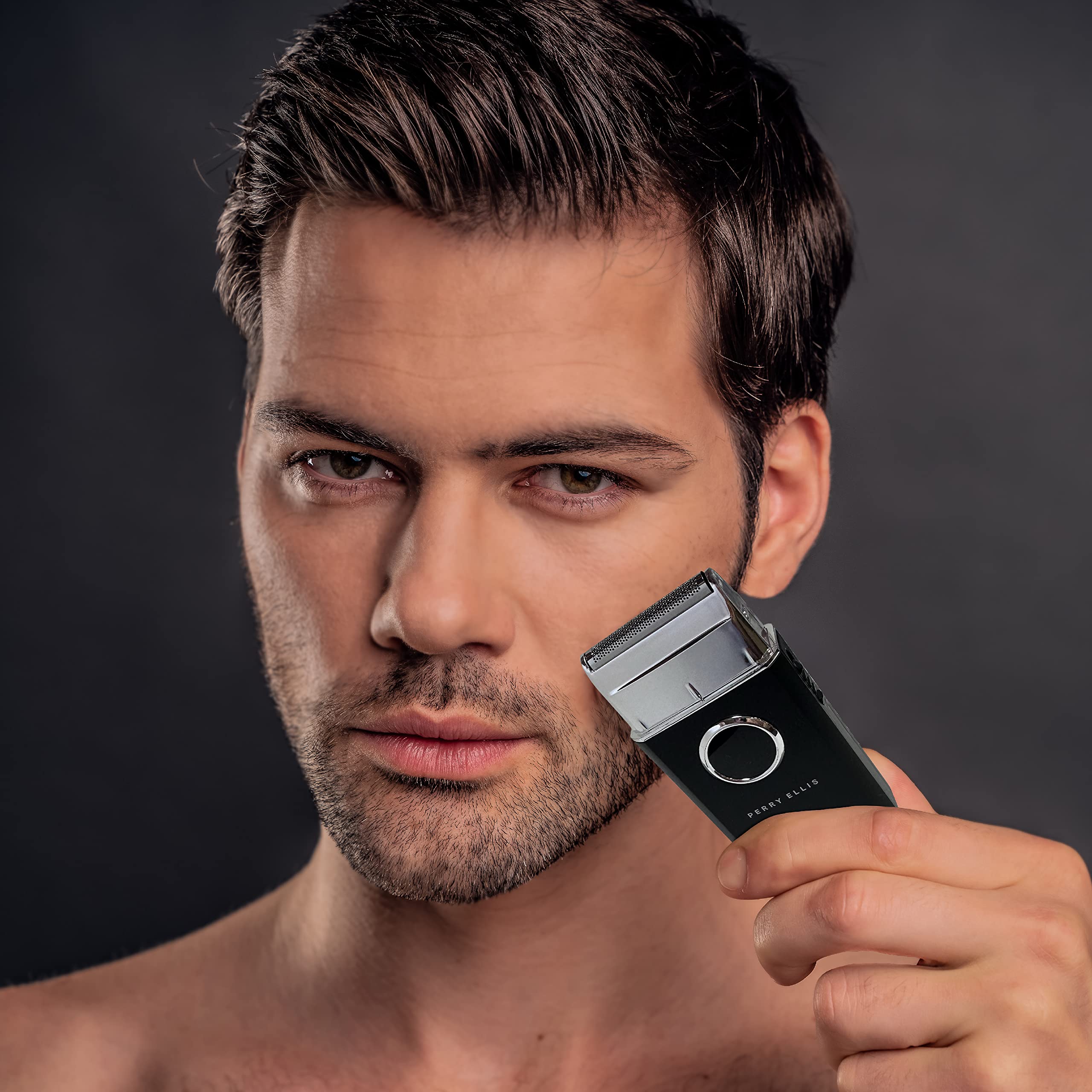 Foto 7 pulgar | Afeitadora Eléctrica Perry Ellis Travel para Hombre Recargable - Venta Internacional