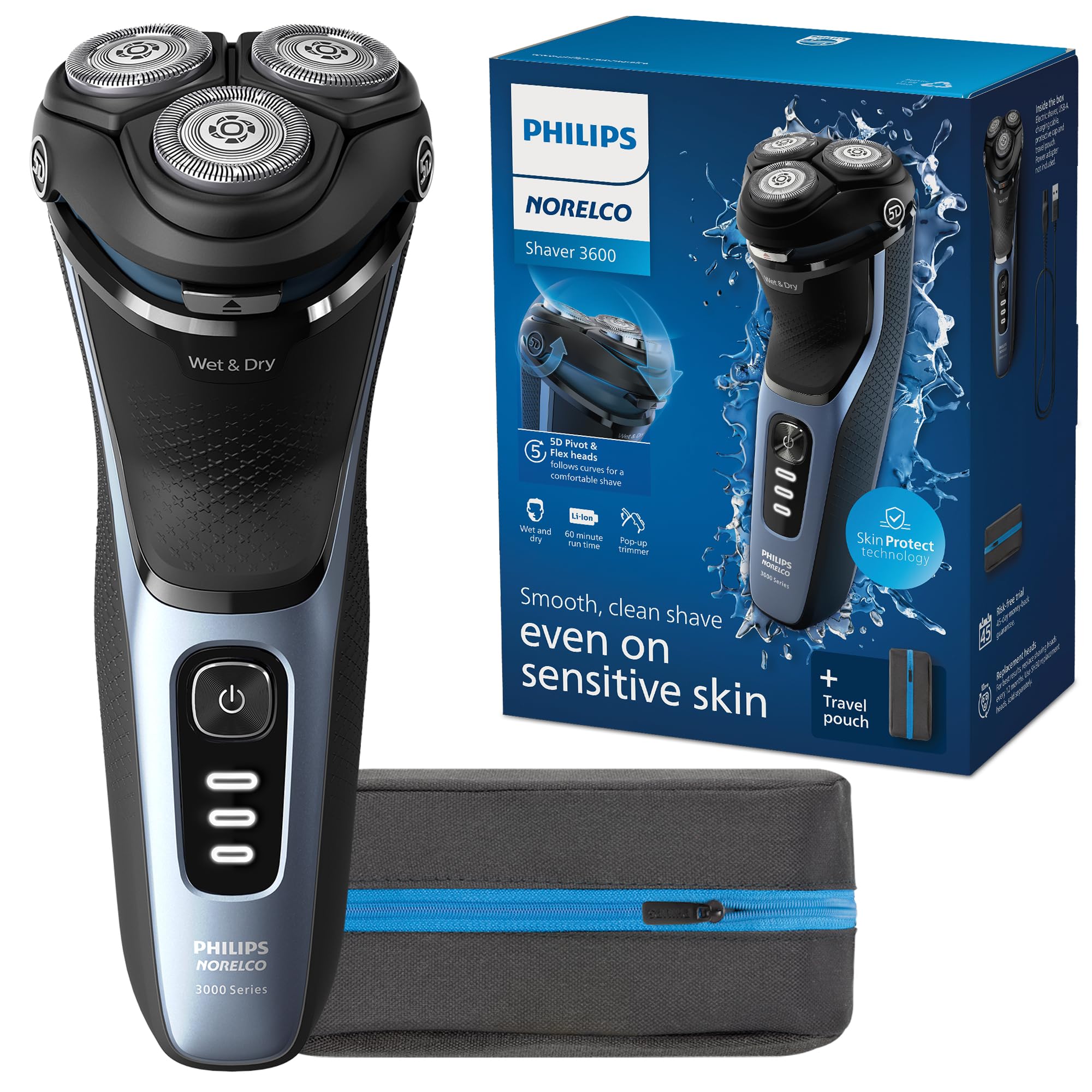 Foto 2 pulgar | Afeitadora Eléctrica Philips Norelco Shaver 3600 S3243/91 - Venta Internacional