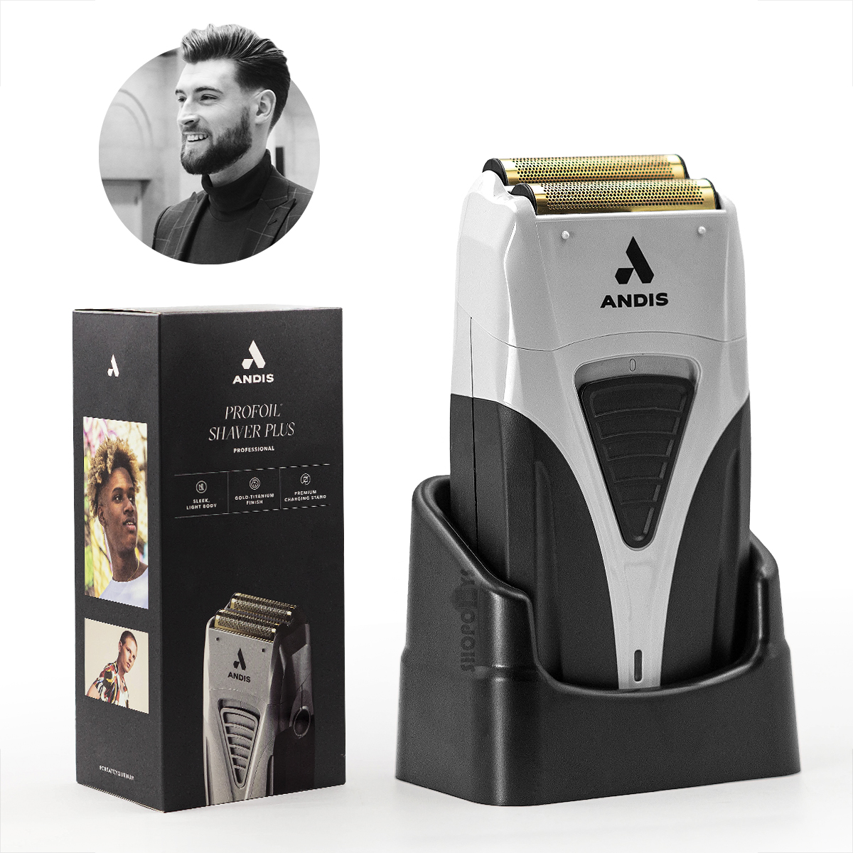 Afeitadora Andis Profoil Shaver Plus Profesional Inalámbrico