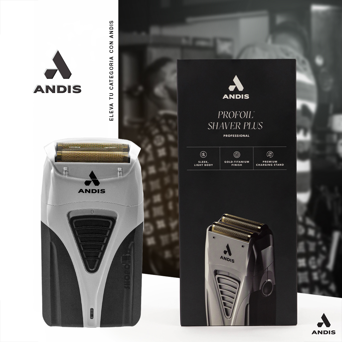 Foto 5 | Afeitadora Andis Profoil Shaver Plus Profesional Inalámbrico