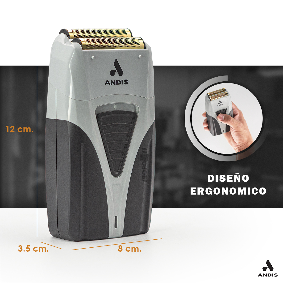 Foto 8 pulgar | Afeitadora Andis Profoil Shaver Plus Profesional Inalámbrico