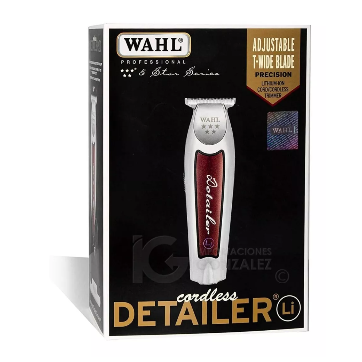 Foto 7 | Máquina Wahl 08171 Cordless Detailer Li Inalámbrica Ideal Para Dibujos Y Delineados Silver