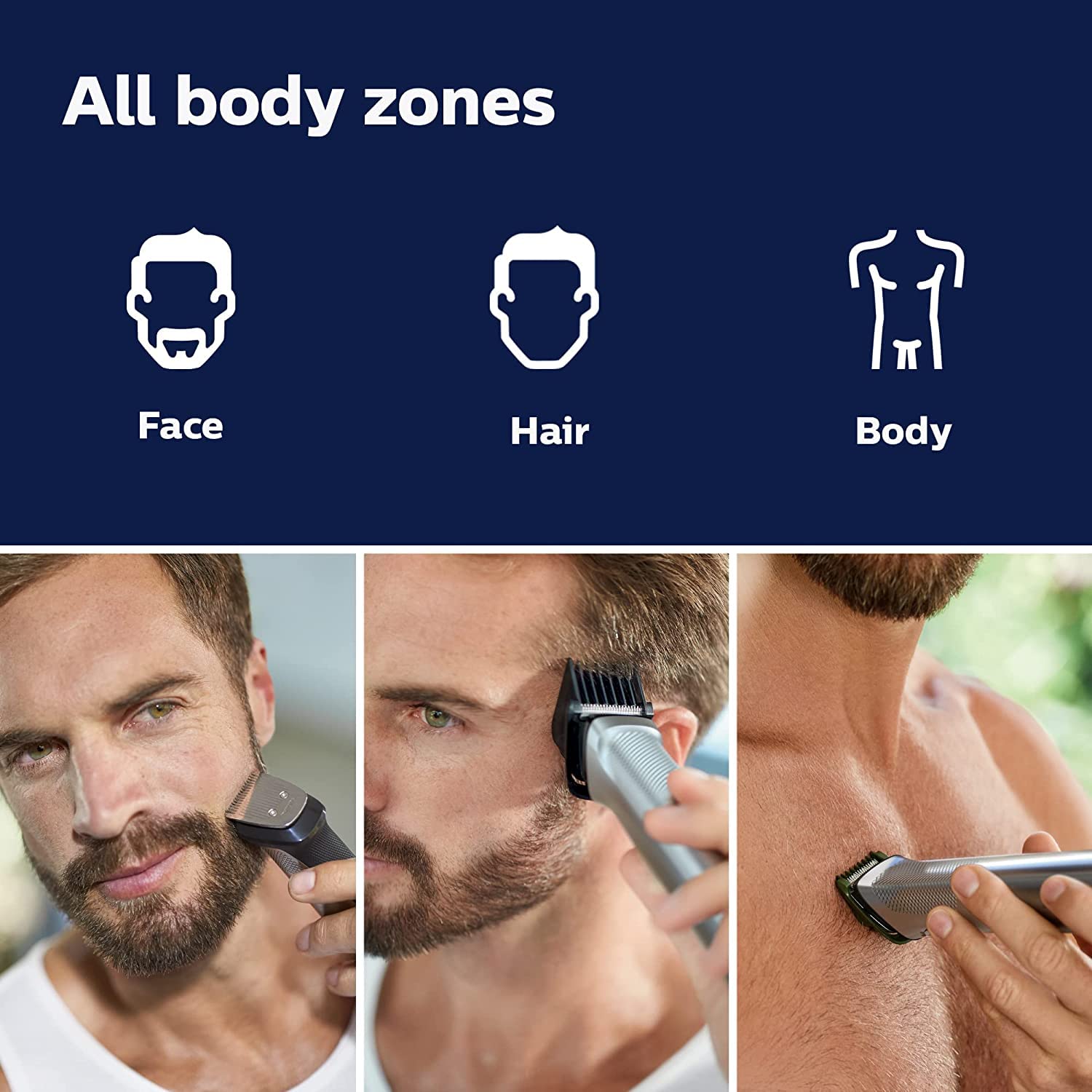 Foto 5 pulgar | Recortadora Philips Multi Groom 7000 Mg7770 Con 23 Piezas - Venta Internacional.