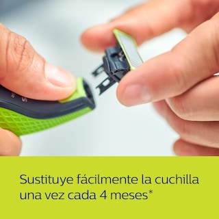Foto 4 | Cuchilla Híbrida Para Philips Oneblade Qp220/51, Color Plateado - Venta Internacional.