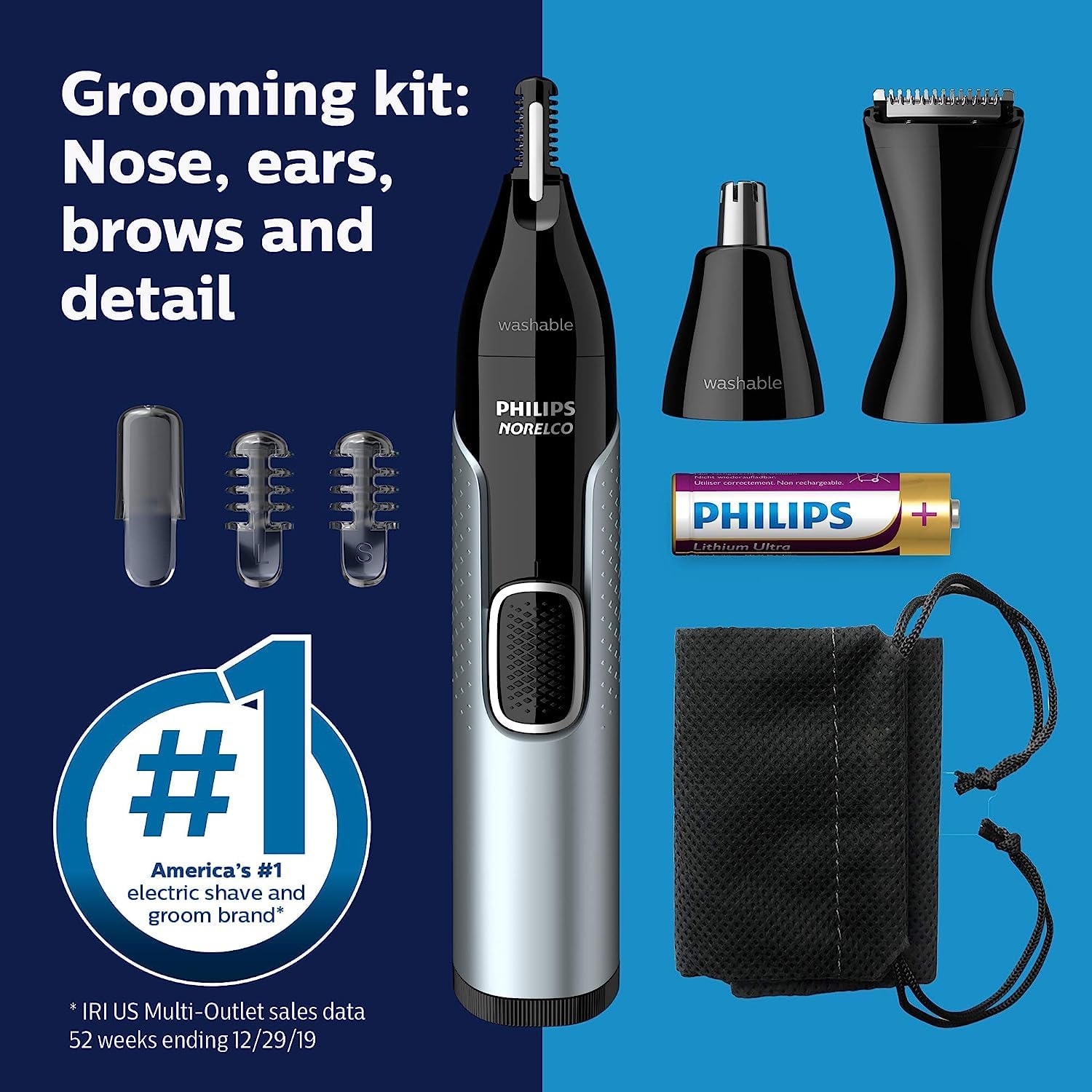 Foto 3 pulgar | Rasuradora Portátil Philips Norelco para Nariz-Venta Internacional