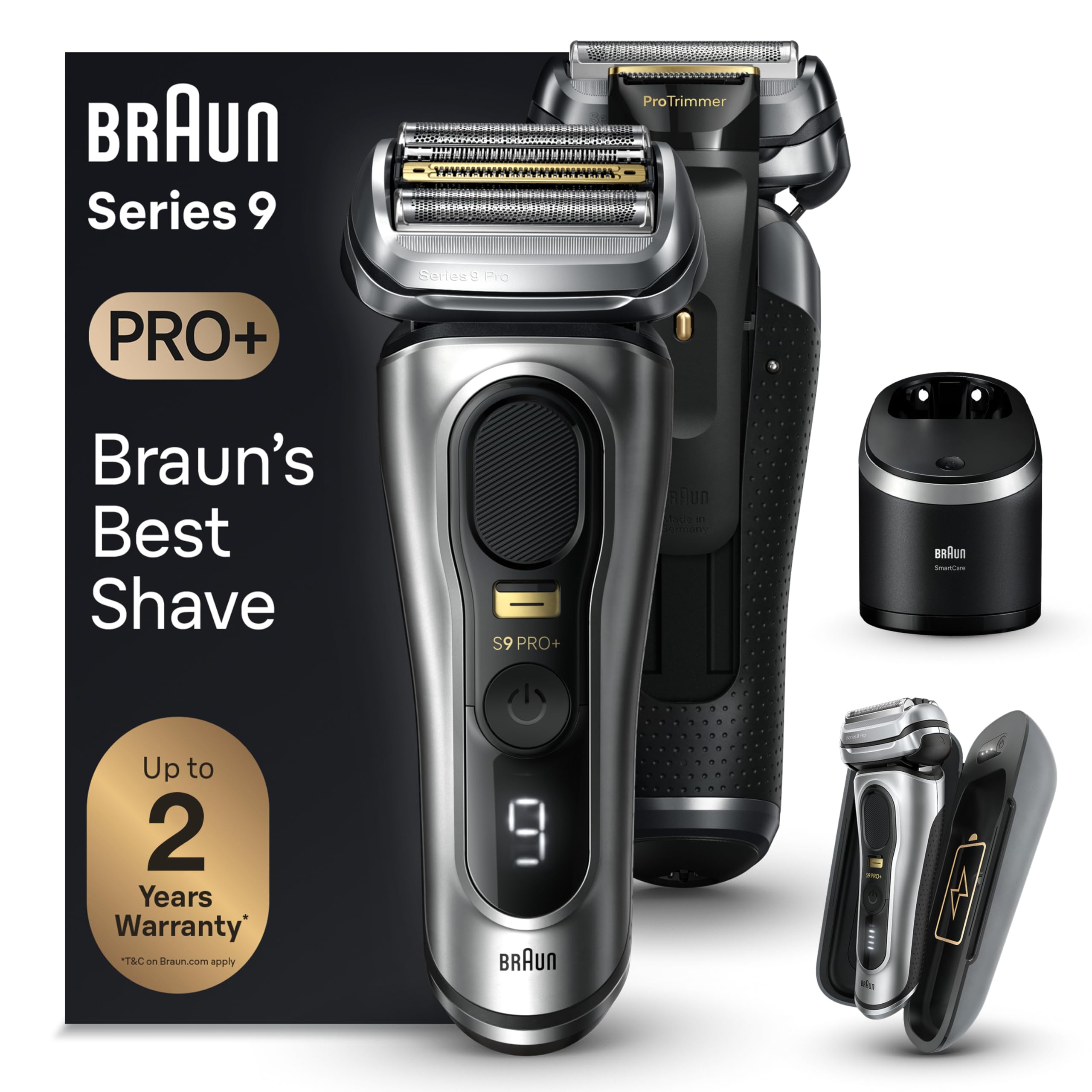 Foto 2 pulgar | Maquinilla De Afeitar Eléctrica Braun Series 9 Pro+ 9577 Cc Wet & Dry - Venta Internacional.