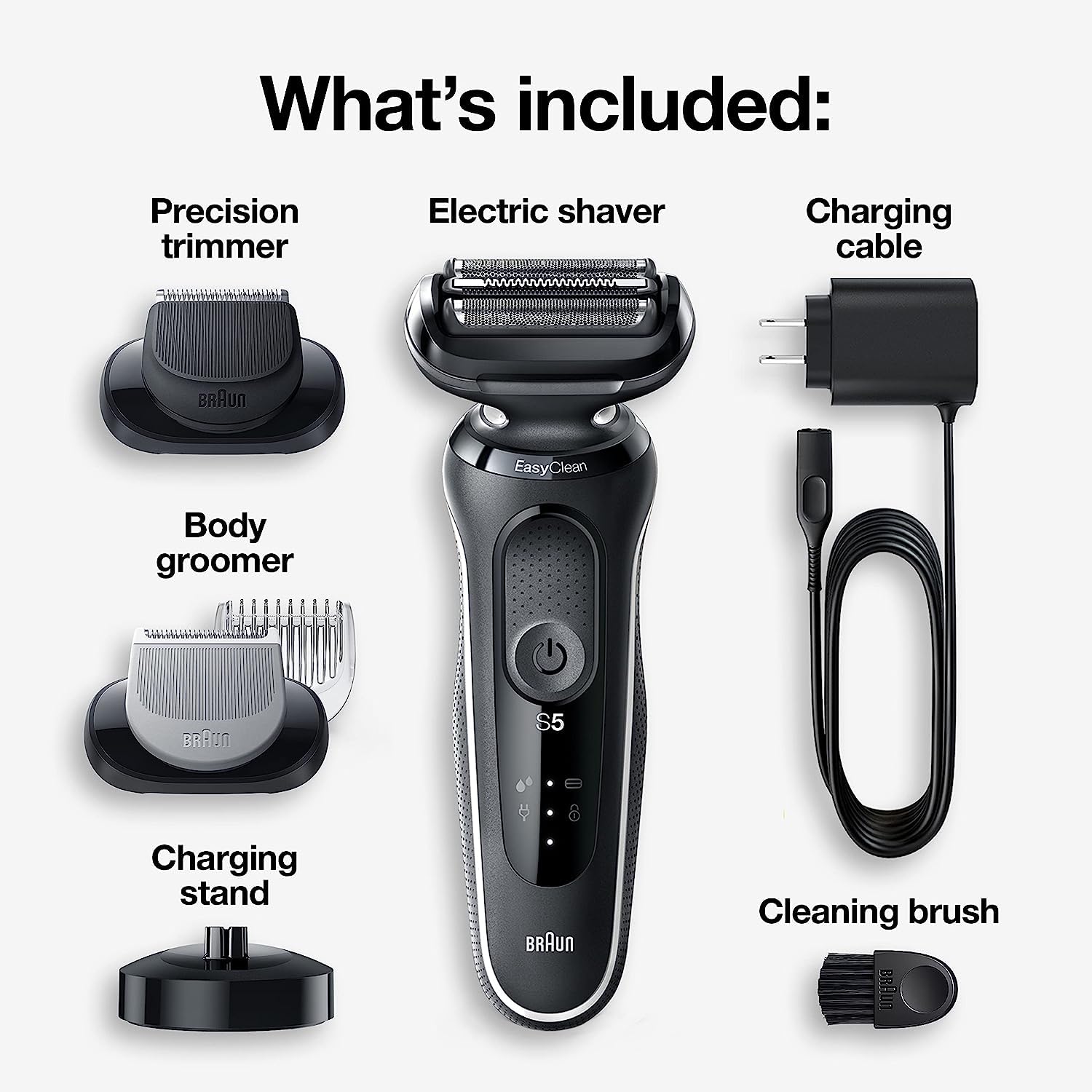 Foto 4 pulgar | Maquinilla De Afeitar Eléctrica Braun Series 5 5050cs Para Hombre A Prueba De Agua - Venta Internacional.