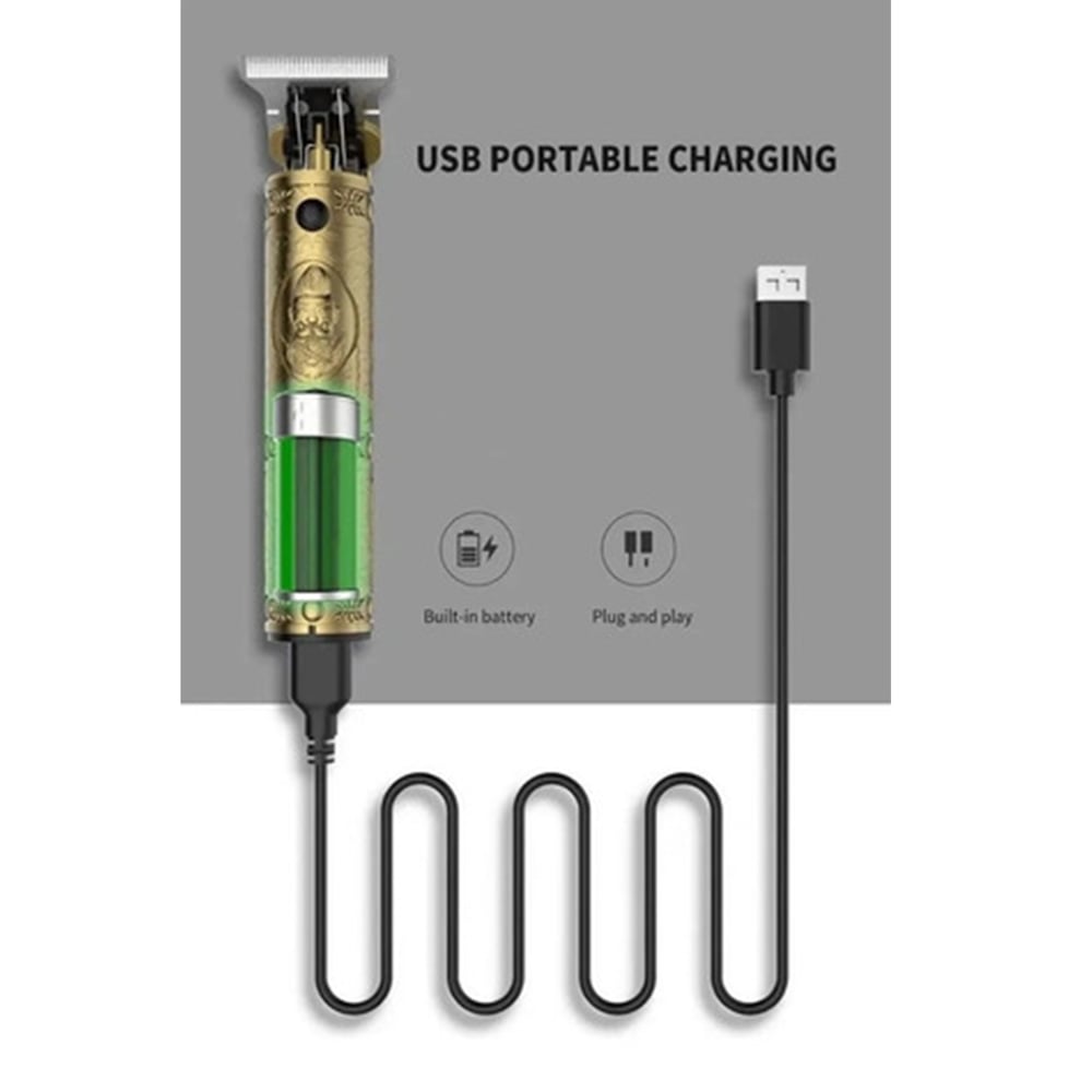 Foto 6 pulgar | Cortapelos Eléctrica, Afeitadora Moderna Para Barba Y Cejas, Barbero - Venta Internacional.