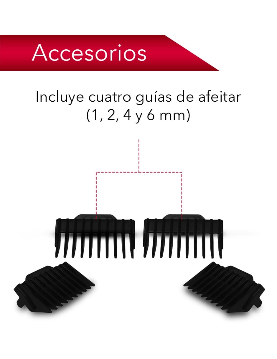 Foto 6 pulgar | Afeitadora Eléctrica Rca Rc-pm852 Recargable Con 4 Guías De Afeitar - Venta Internacional.