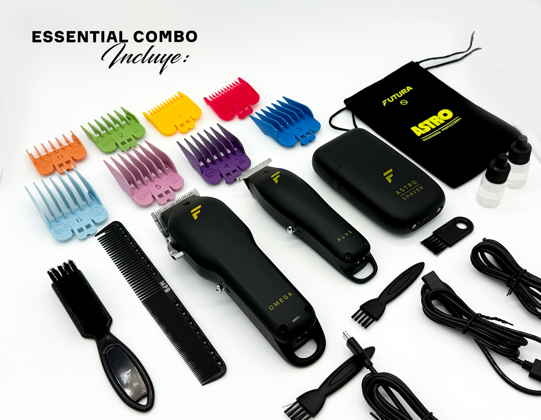 Foto 7 | Essential Combo Old Scull Clipper, Trimmer + Shaver Barberia