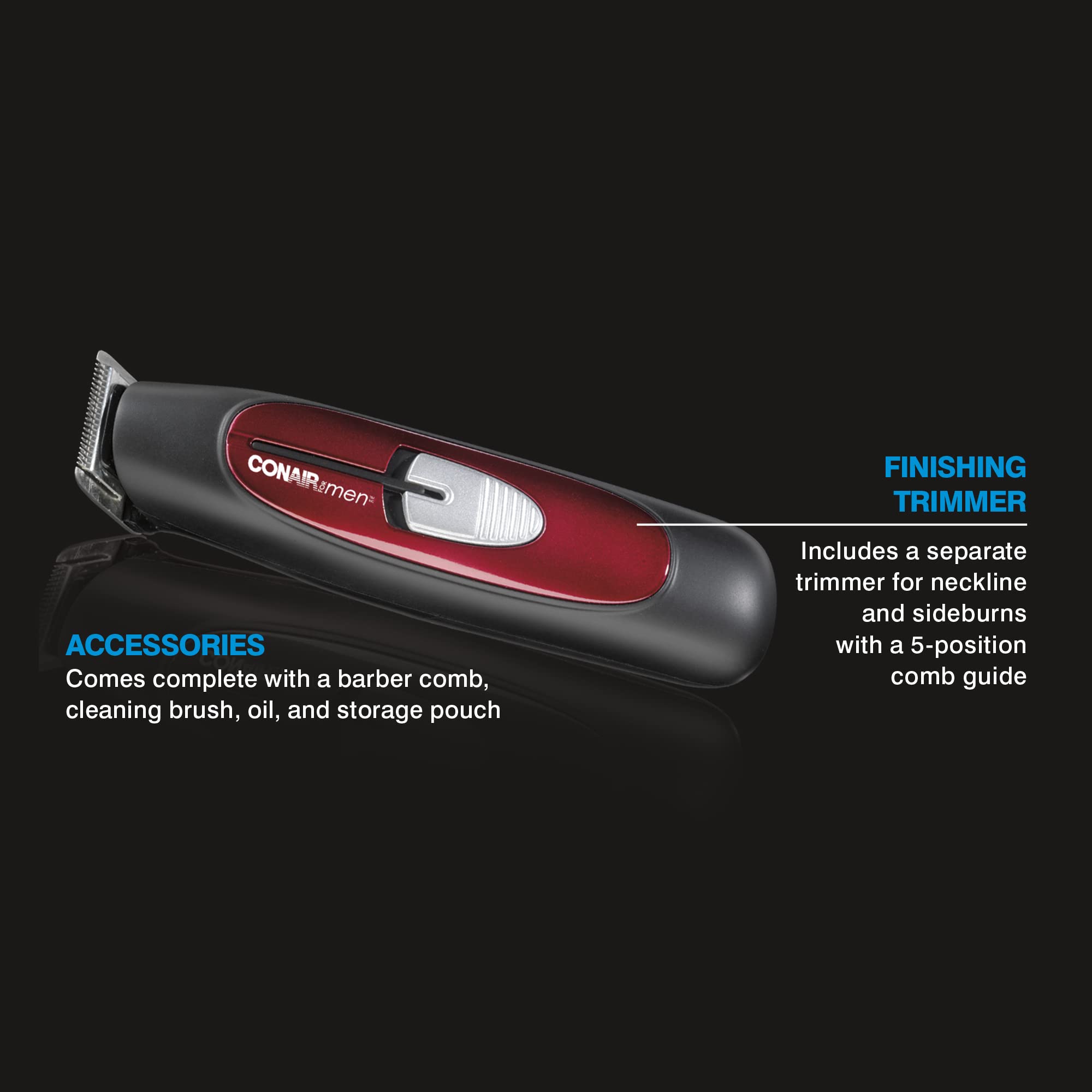 Foto 4 | Cortapelos Conairman Even Cut Con Cordel O Inalámbrico Y Recortador - Venta Internacional.