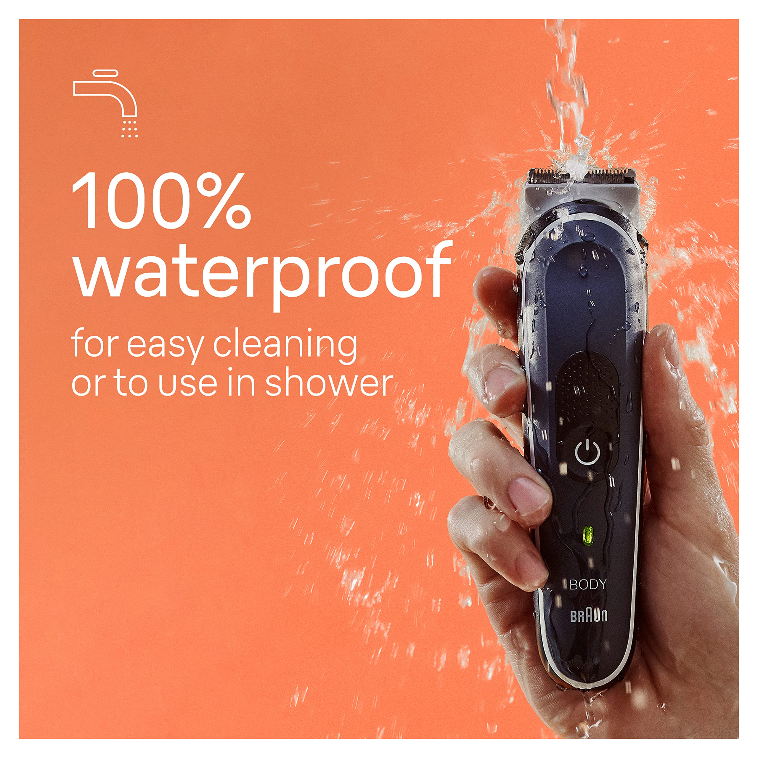 Foto 7 | Peluquería Corporal Braun Series 5 5360 Para Hombre A Prueba De Agua - Venta Internacional.