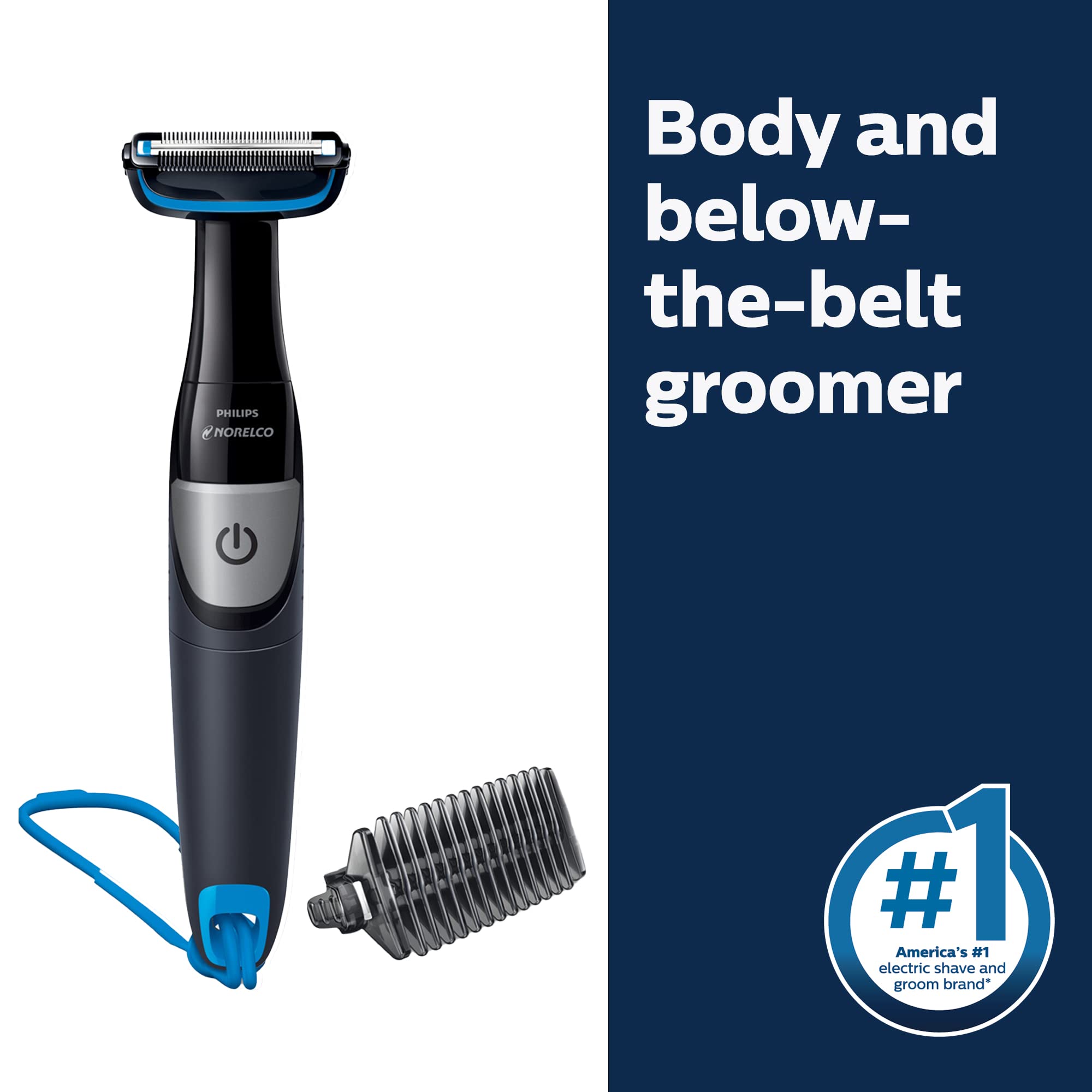 Foto 3 pulgar | Recortadora De Vello Corporal Philips Norelco Bodygroom Series 1100 Bg1026/60 - Venta Internacional.