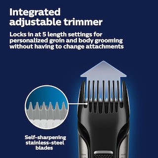 Foto 4 | Recortadora Y Afeitadora Bodygroom Series 7000 A Prueba De Ducha Philips - Venta Internacional.